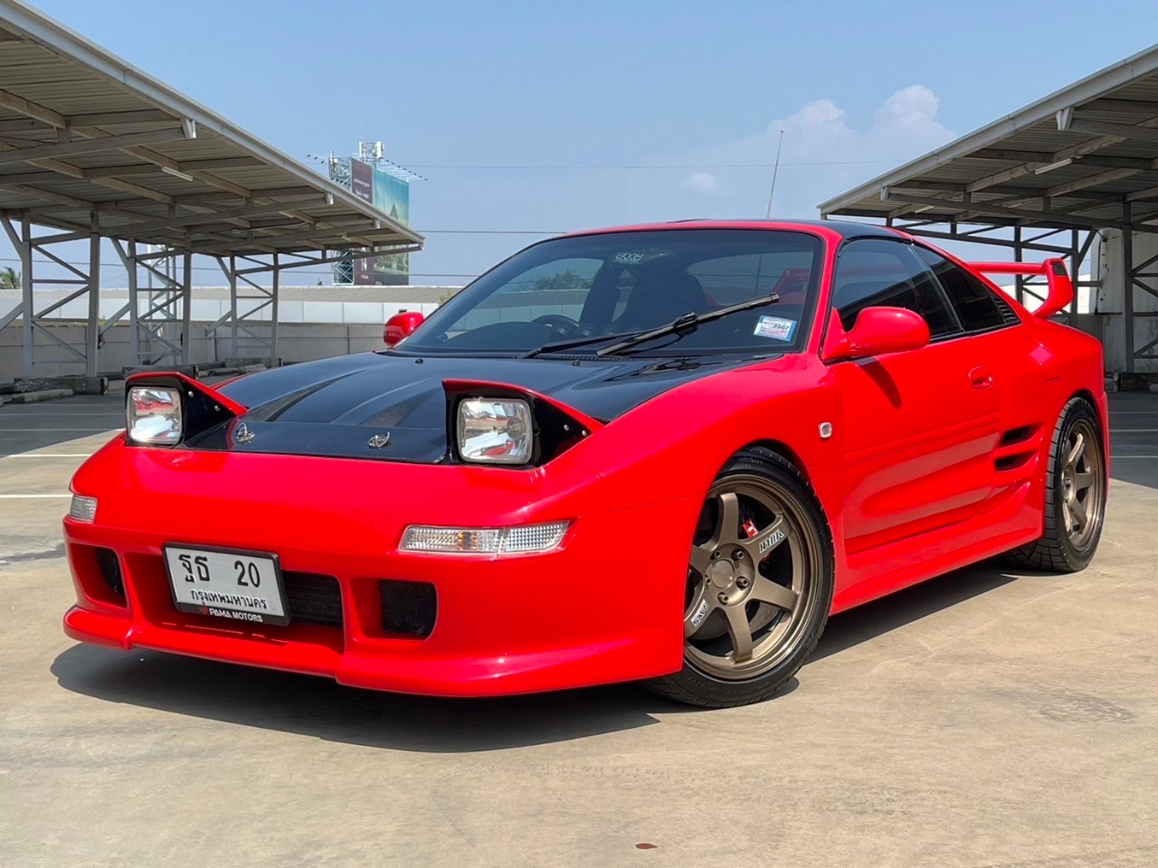 1994 Toyota MR2 MR-2 (W20) สีแดง