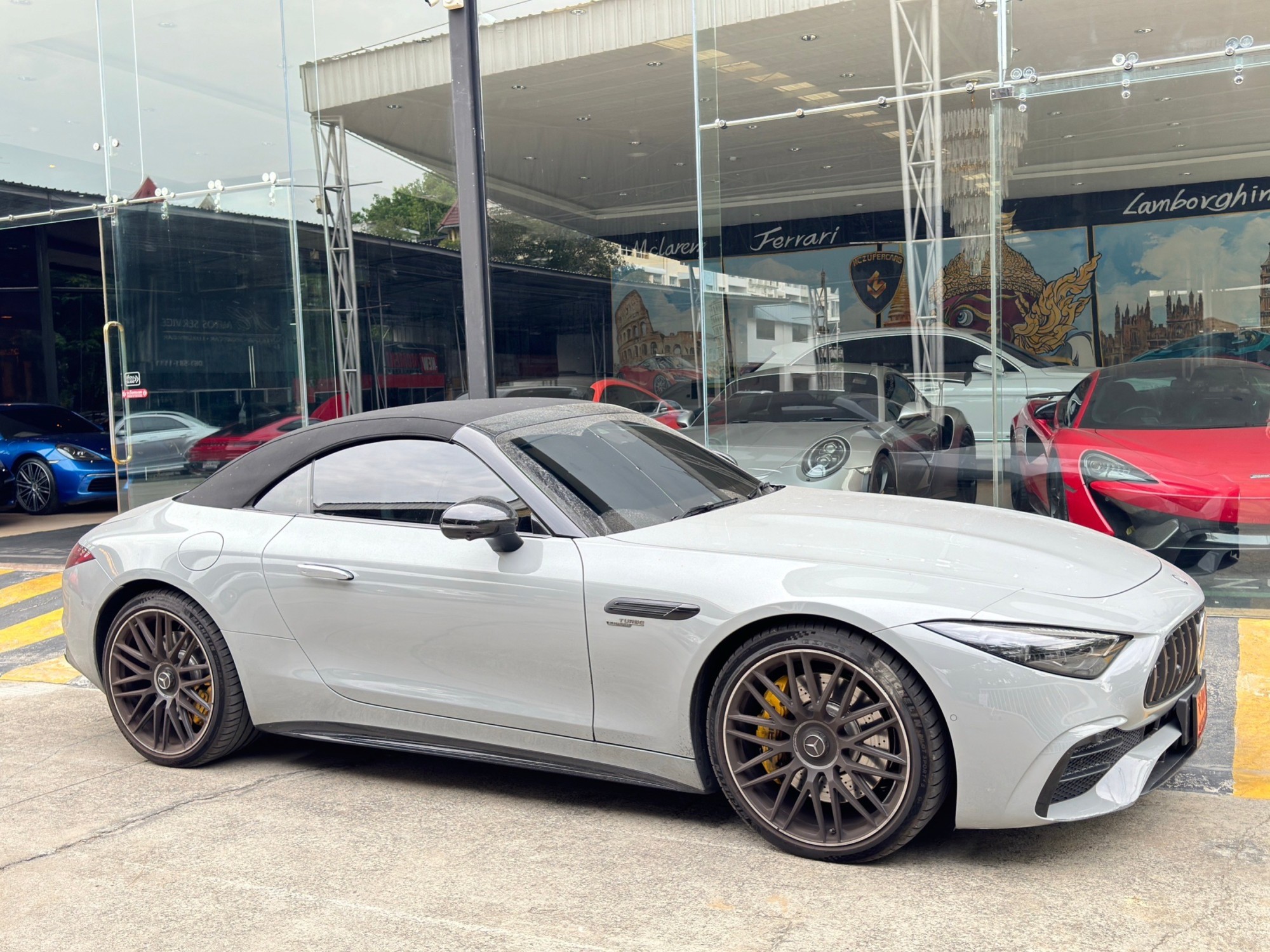 2023 Mercedes-Benz SL43 AMG night package สีเทา