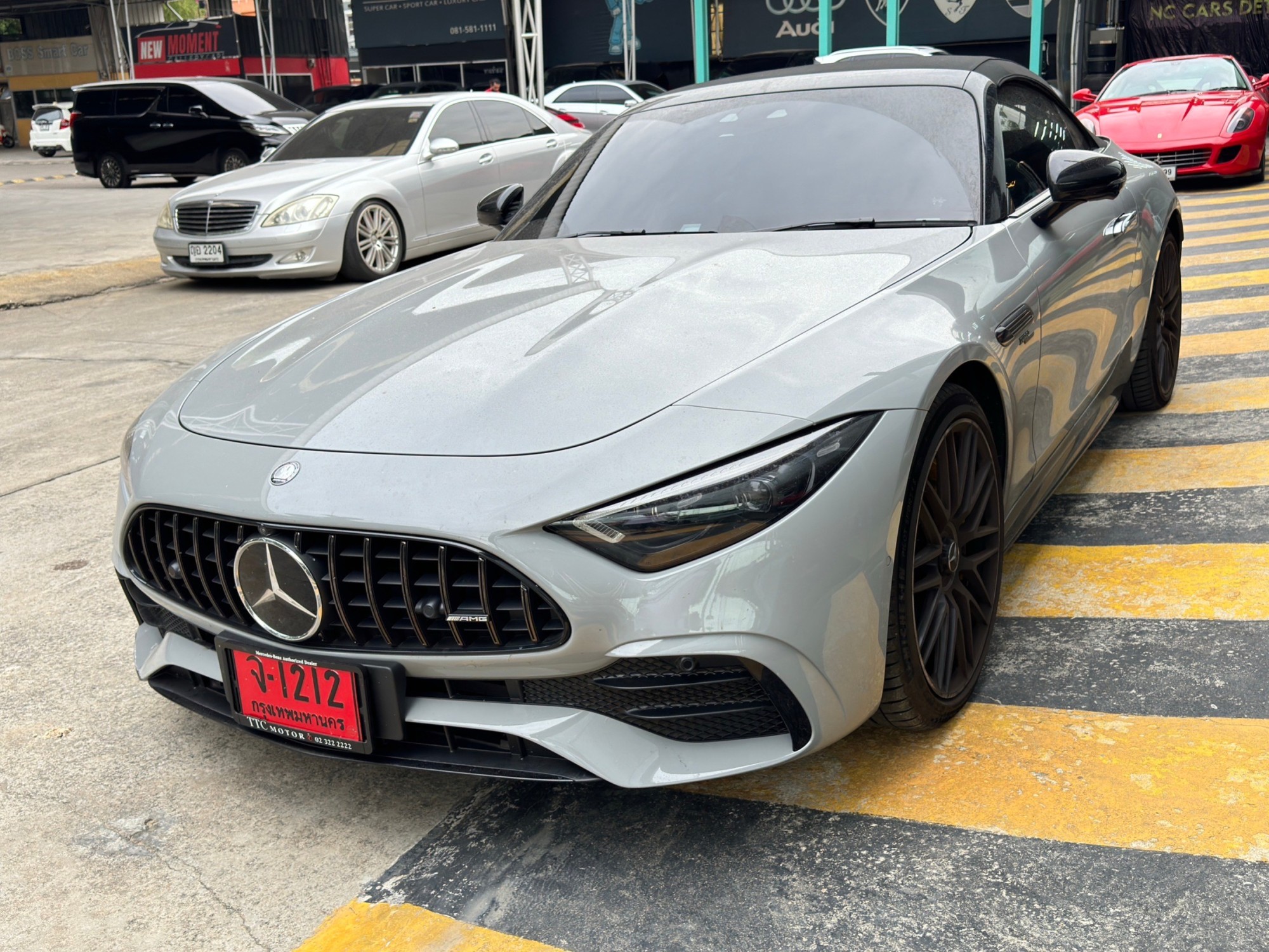 2023 Mercedes-Benz SL43 AMG night package สีเทา