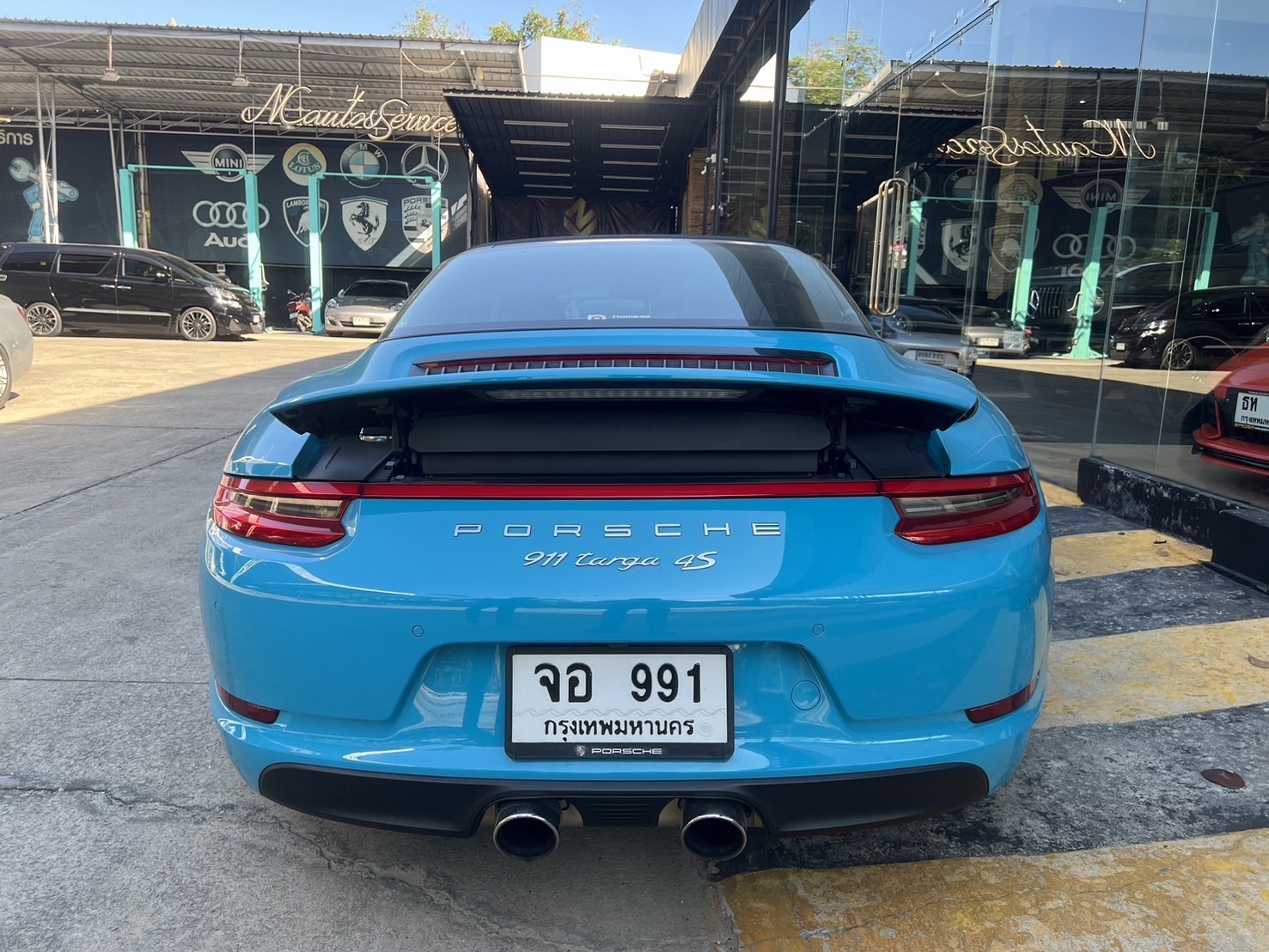 2017 Porsche 991.2 Targa 4s สีฟ้า