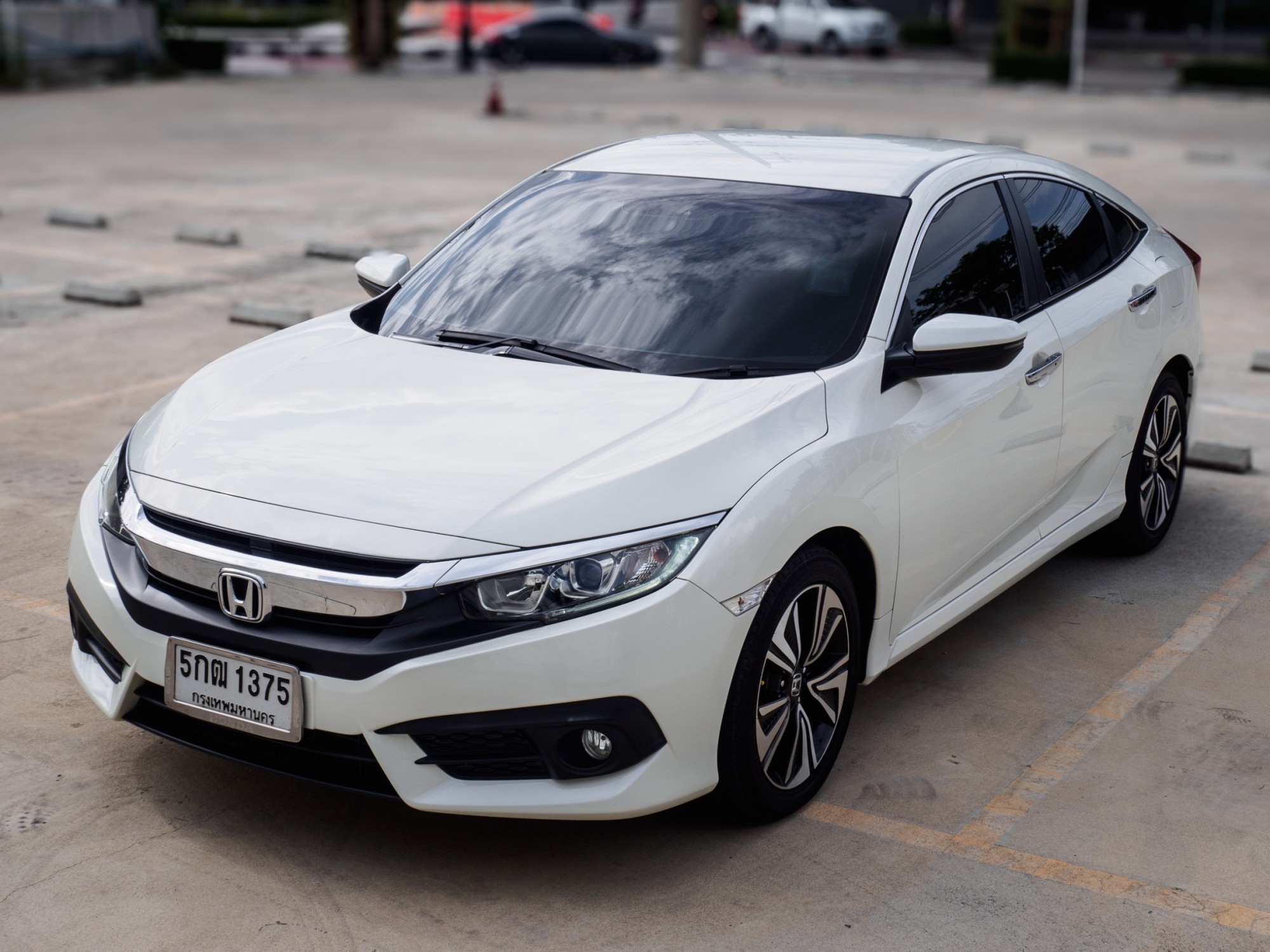 2016 Honda Civic Sedan สีขาว