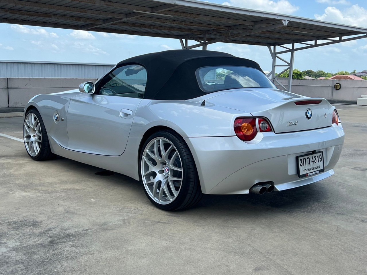 2003 BMW Z4 E85 สีเงิน