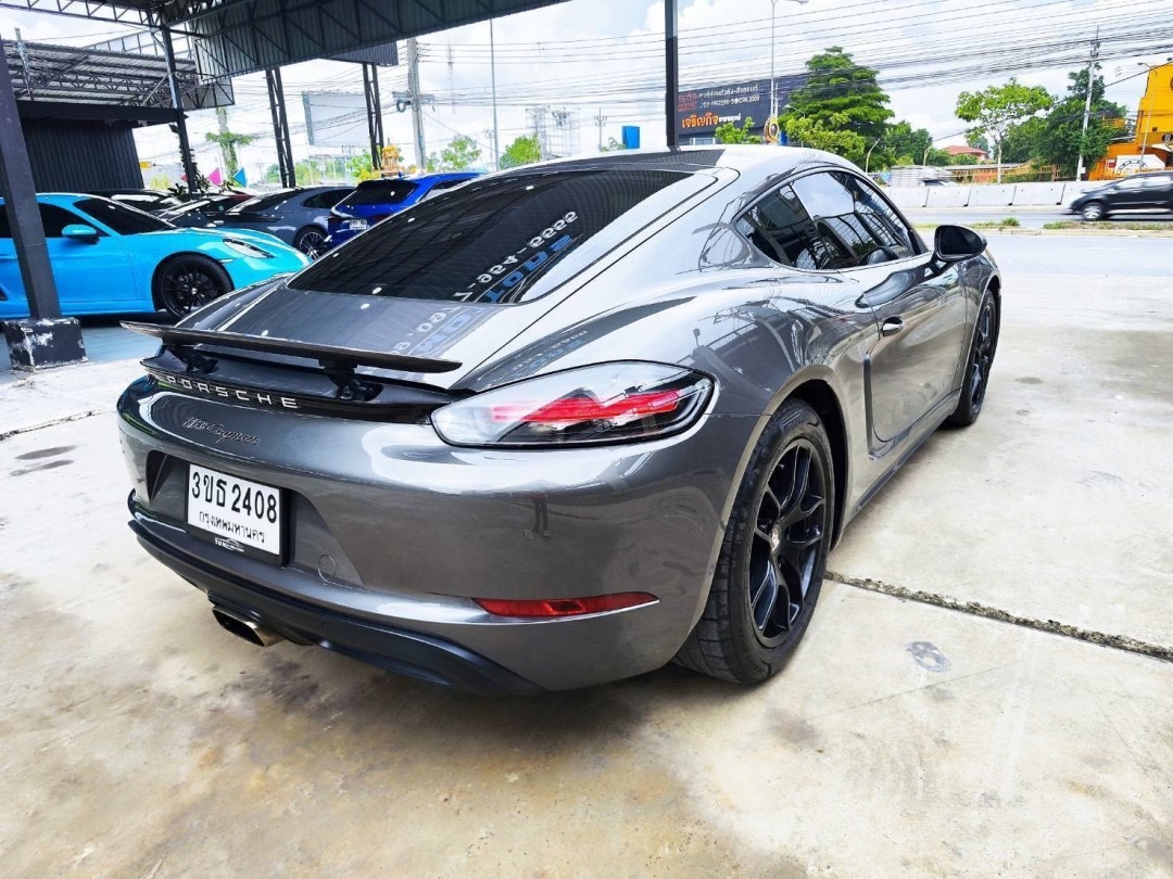 2018 Porsche 718 CAYMAN 2.0 Turbo PDK สีเทา