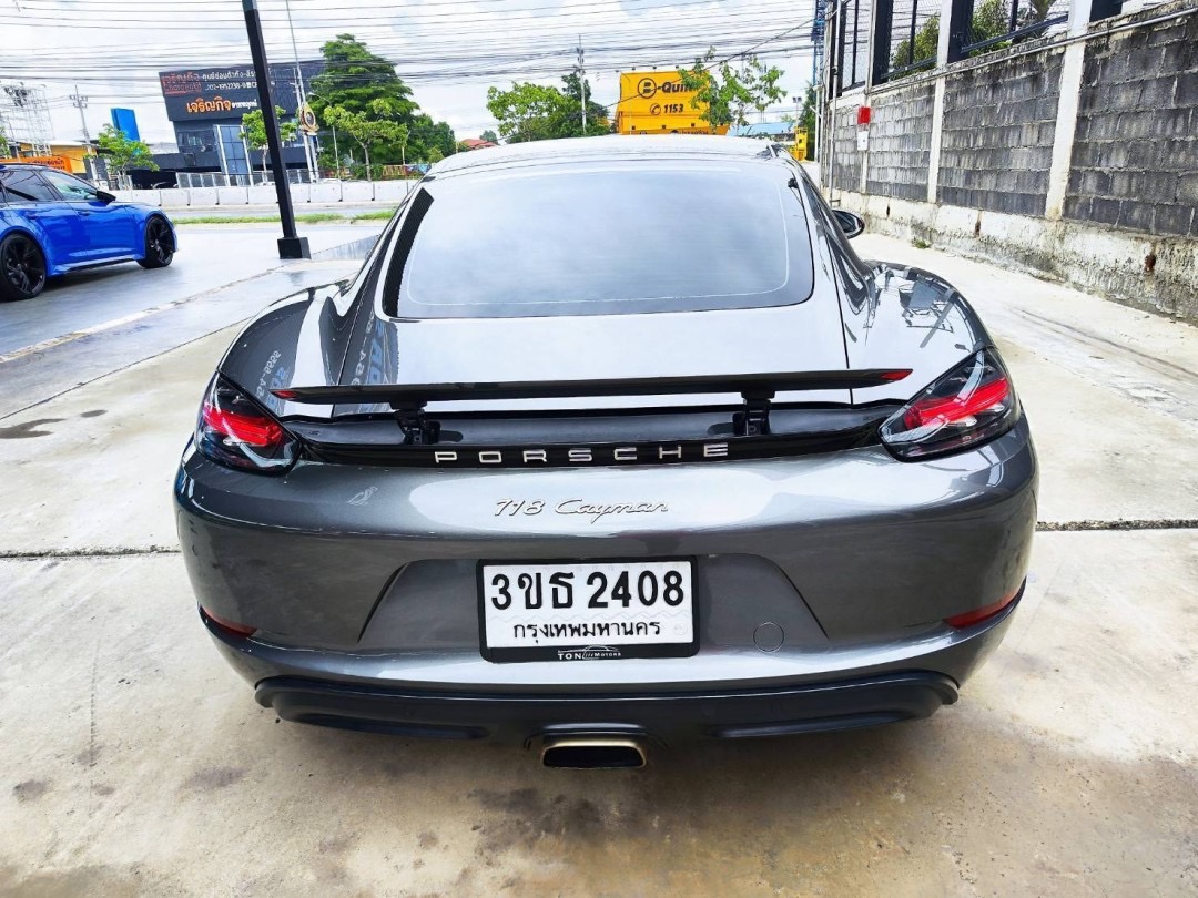 2018 Porsche 718 CAYMAN 2.0 Turbo PDK สีเทา