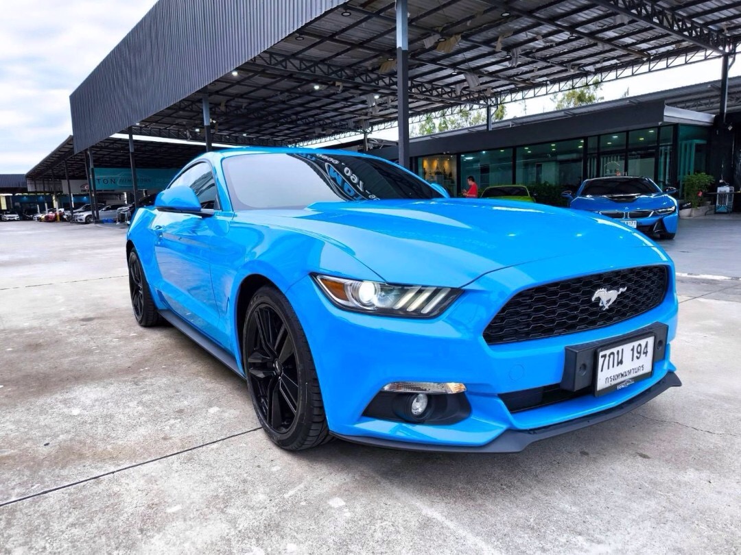 2017 Ford Mustang 2.3L สีฟ้า