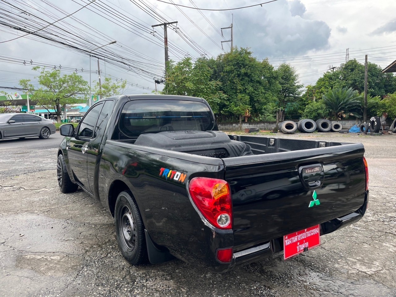 2011 Mitsubishi Triton Mega cab สีดำ