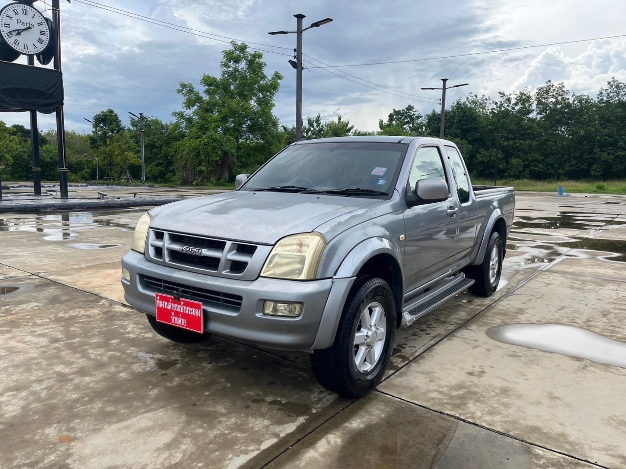 2004 Isuzu D-Max Space Cab สีเทา