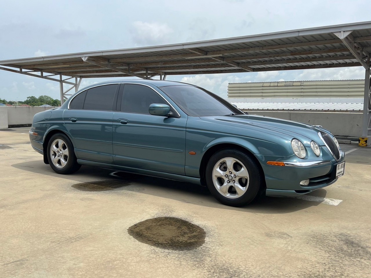 1999 Jaguar S-Type สีฟ้า