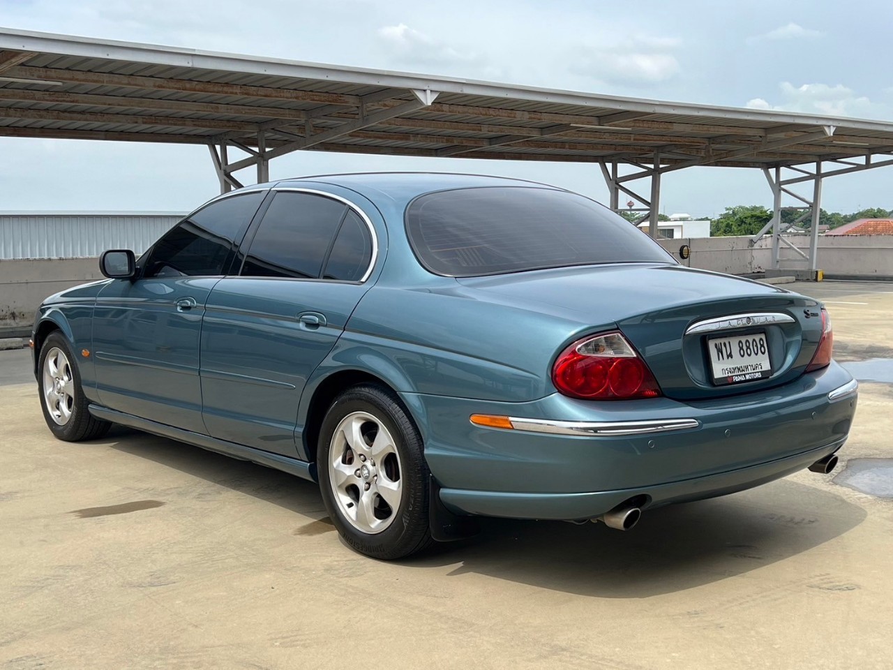 1999 Jaguar S-Type สีฟ้า