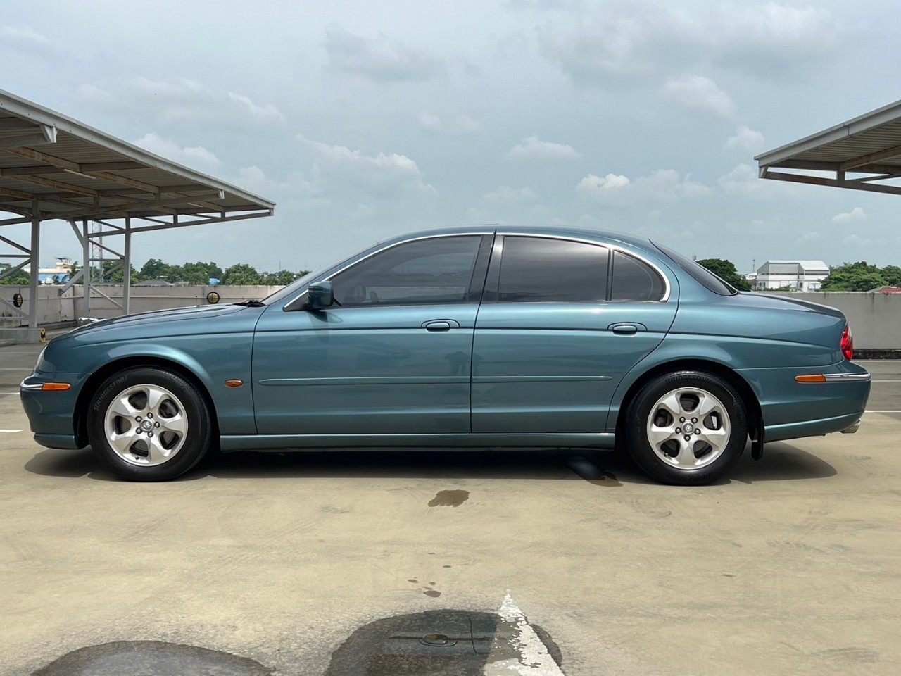 1999 Jaguar S-Type สีฟ้า