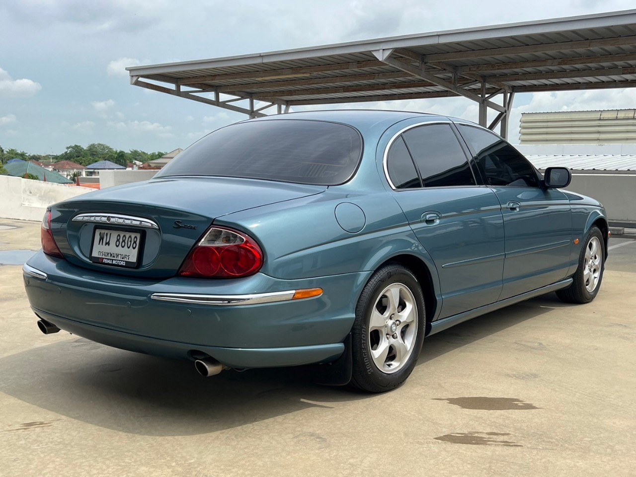 1999 Jaguar S-Type สีฟ้า