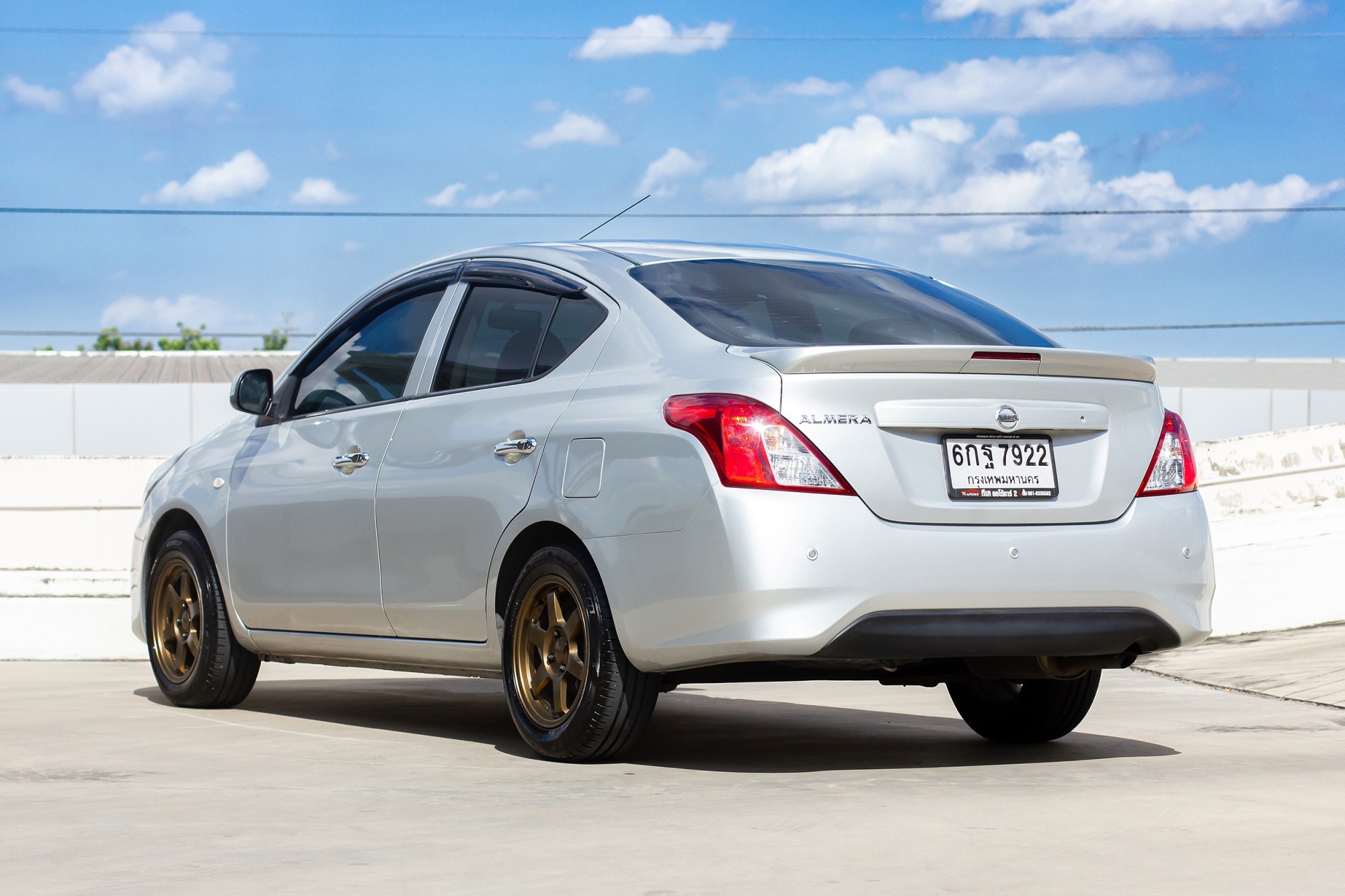 NISSAN Almera 1.2E A/T ปี 2016 จด 2017 ไมล์ 103,000 กม.