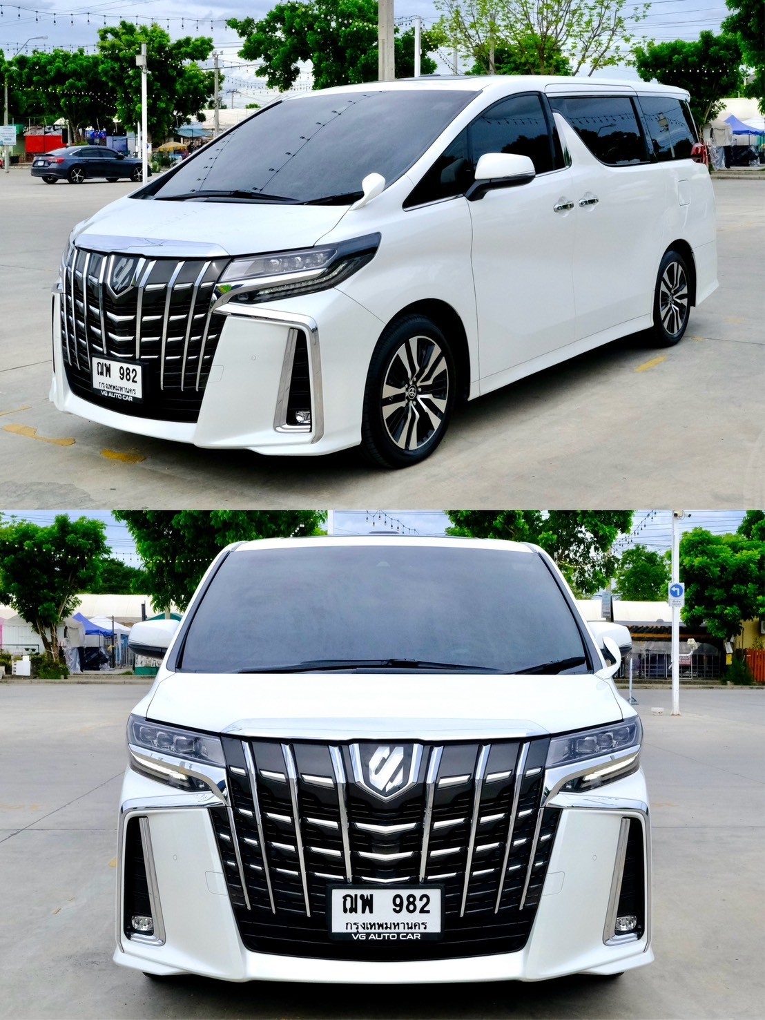 TOYOTA Alphard 3.5L SC Package เบนซิน เกียร์ออโต้ ปี2022 สีขาว ไมล์แท้: 2x,xxx กม.