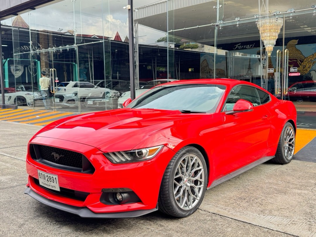 2017 Ford Mustang 2.3L สีแดง