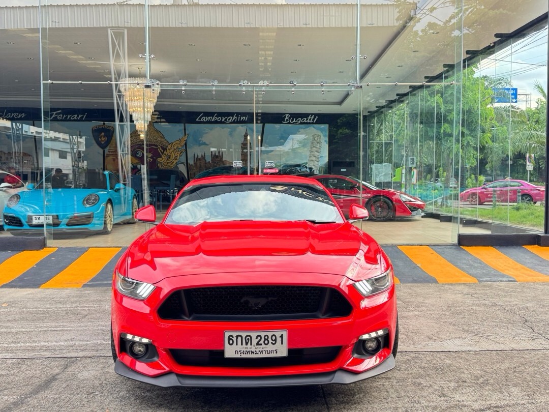 2017 Ford Mustang 2.3L สีแดง