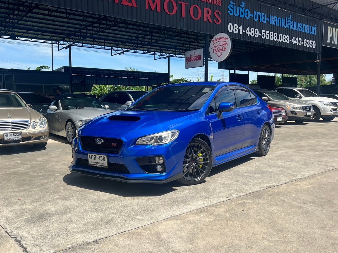 2015 Subaru Impreza (WRX) Gen4 WRX STi สีน้ำเงิน