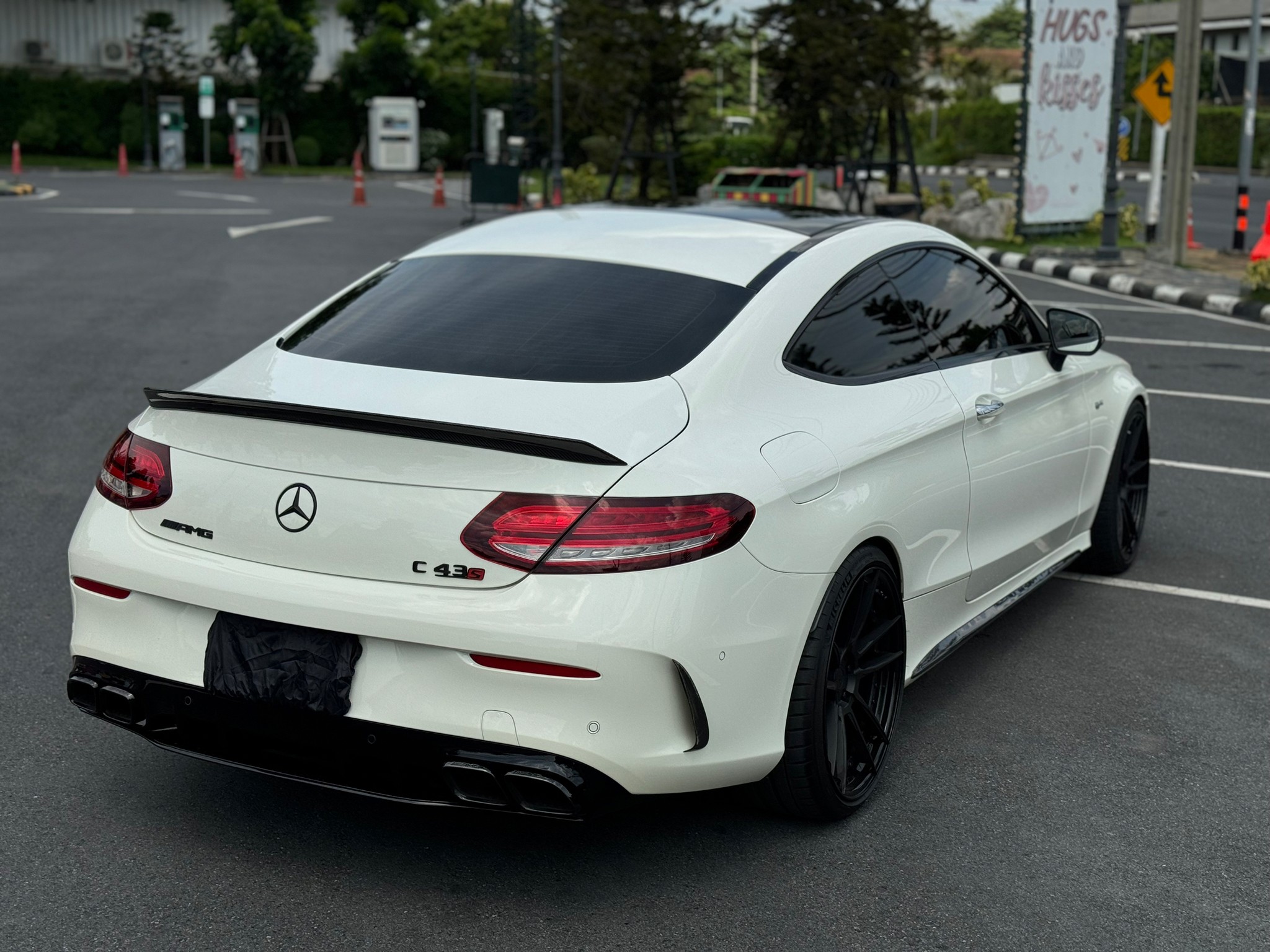 2020 Mercedes-Benz C-Class Coupe C43 AMG สีขาว