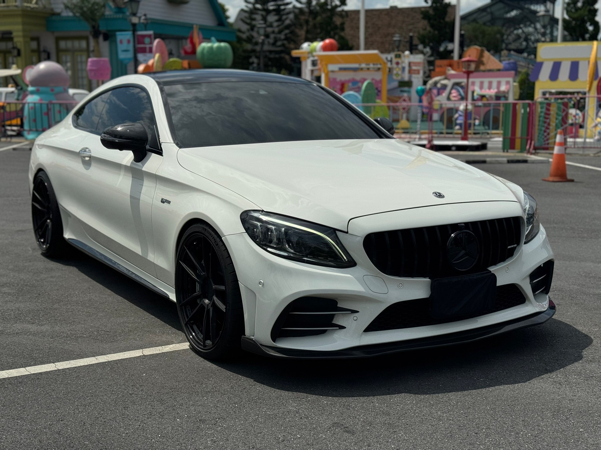 2020 Mercedes-Benz C-Class Coupe C43 AMG สีขาว