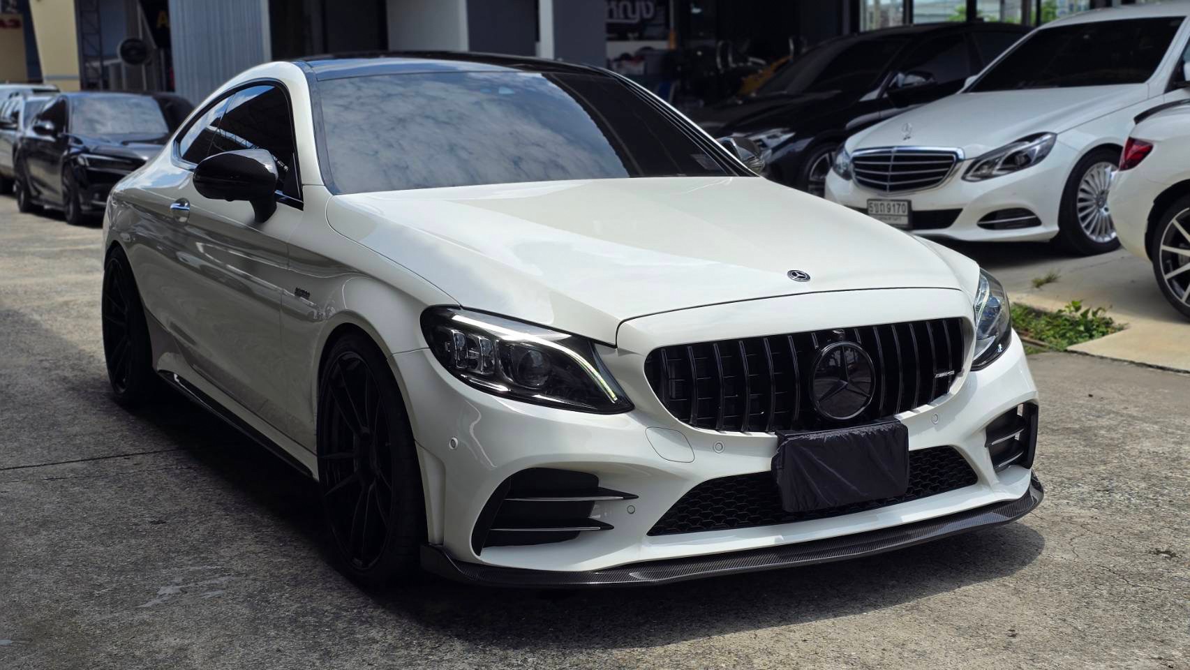 2020 Mercedes-Benz C-Class Coupe C43 AMG สีขาว