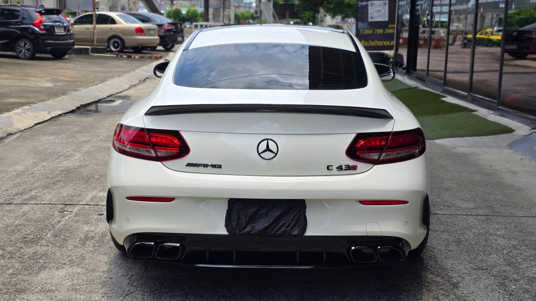 2020 Mercedes-Benz C-Class Coupe C43 AMG สีขาว