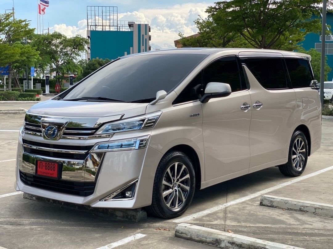 2019 Toyota Vellfire สีทอง