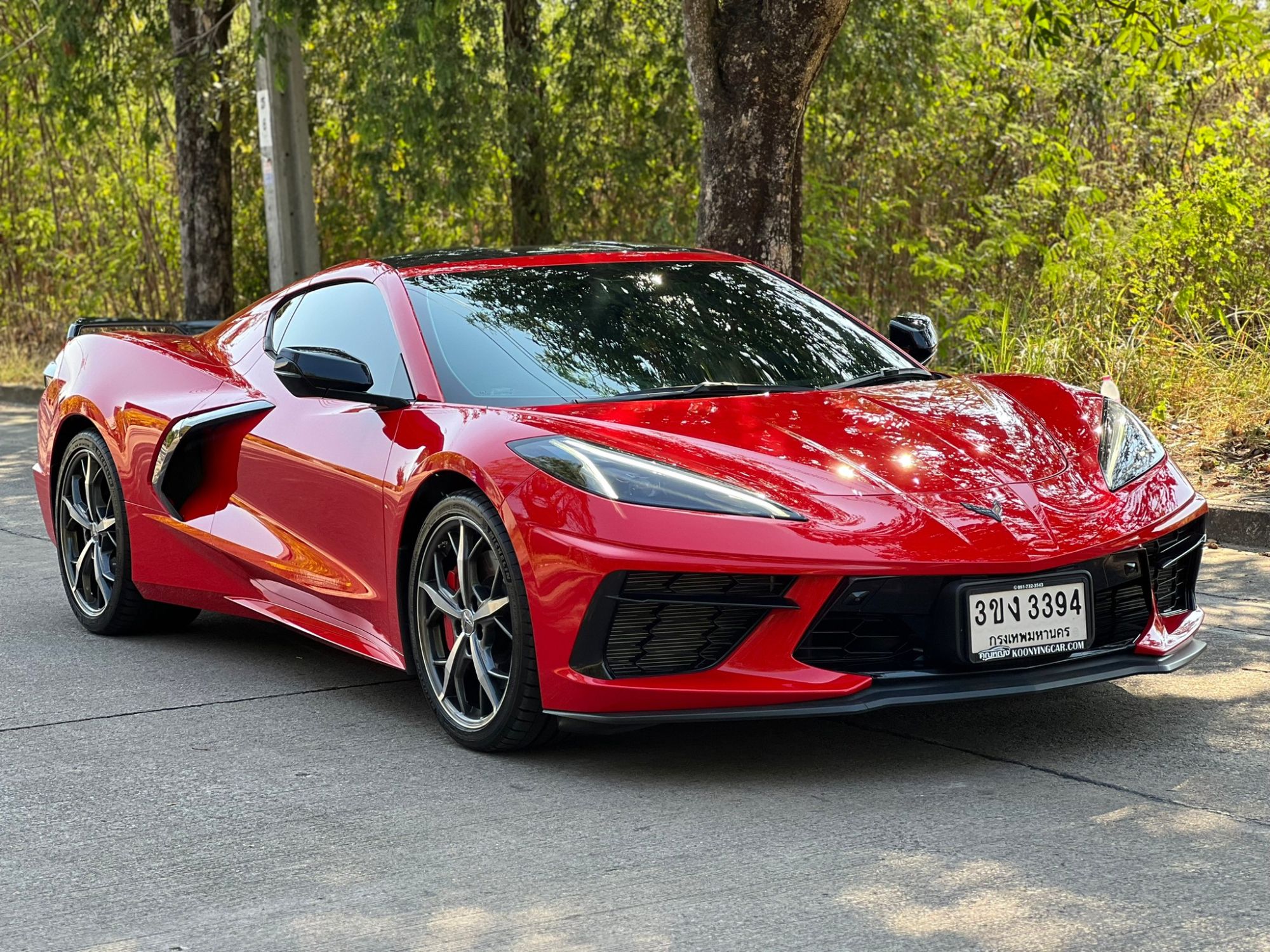 2022 Chevrolet Stingray C8 Convert 3LT สีแดง