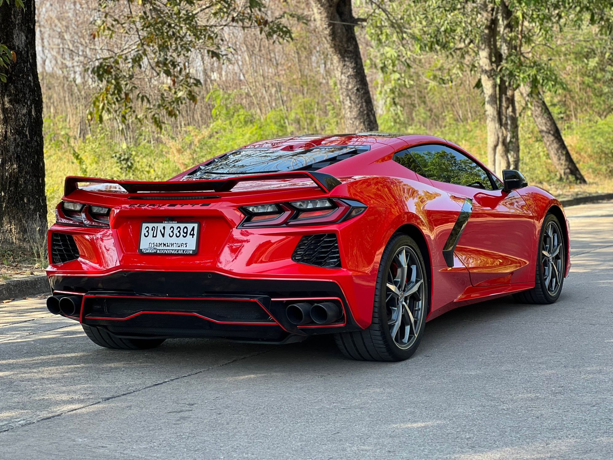 2022 Chevrolet Stingray C8 Convert 3LT สีแดง