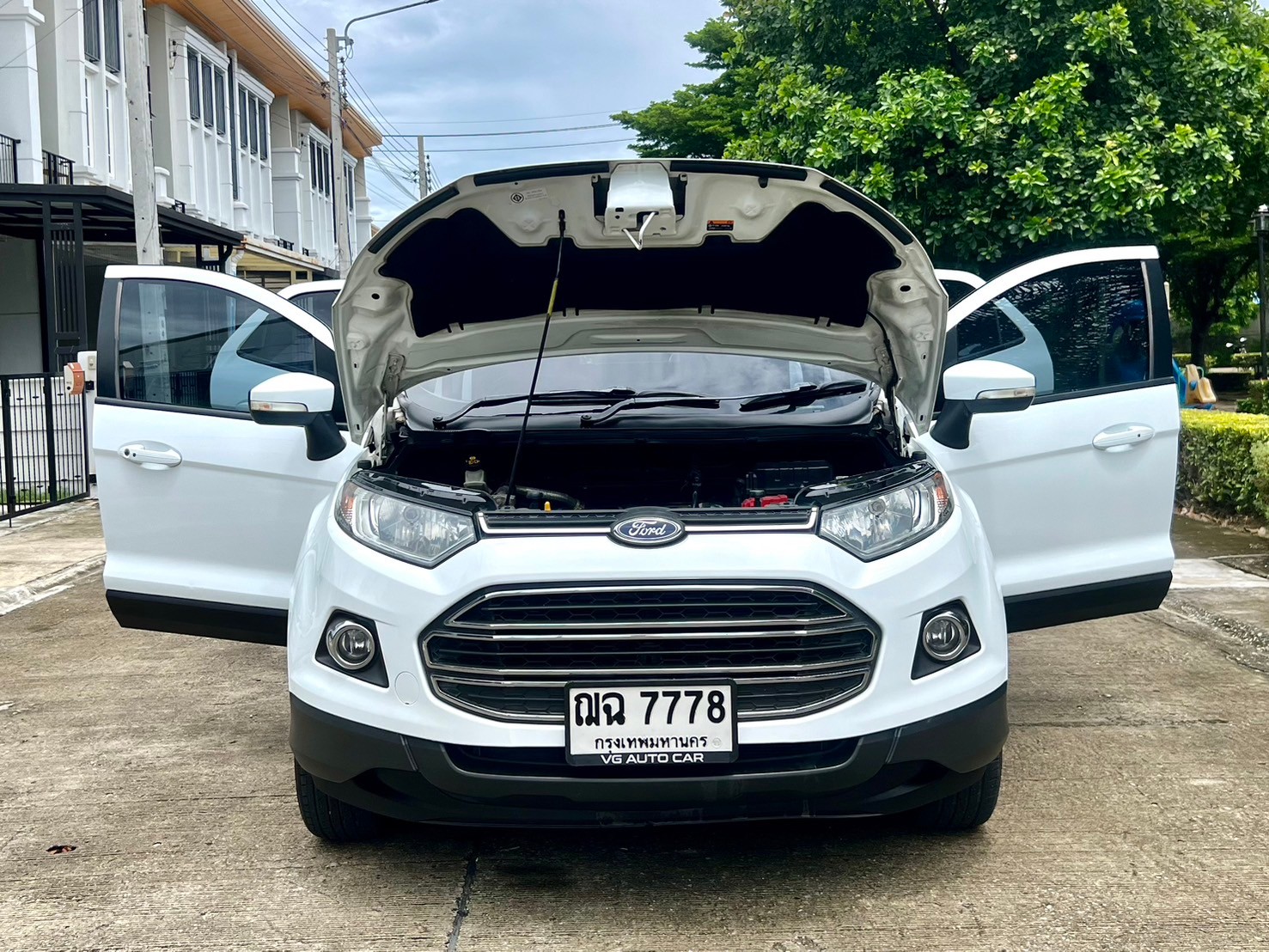 Ford Ecosport 1.5 Titanium : เบนซิน : ออโต้ สี: ขาว ปี:2016 ไมล์แท้: 12x,xxx กม.