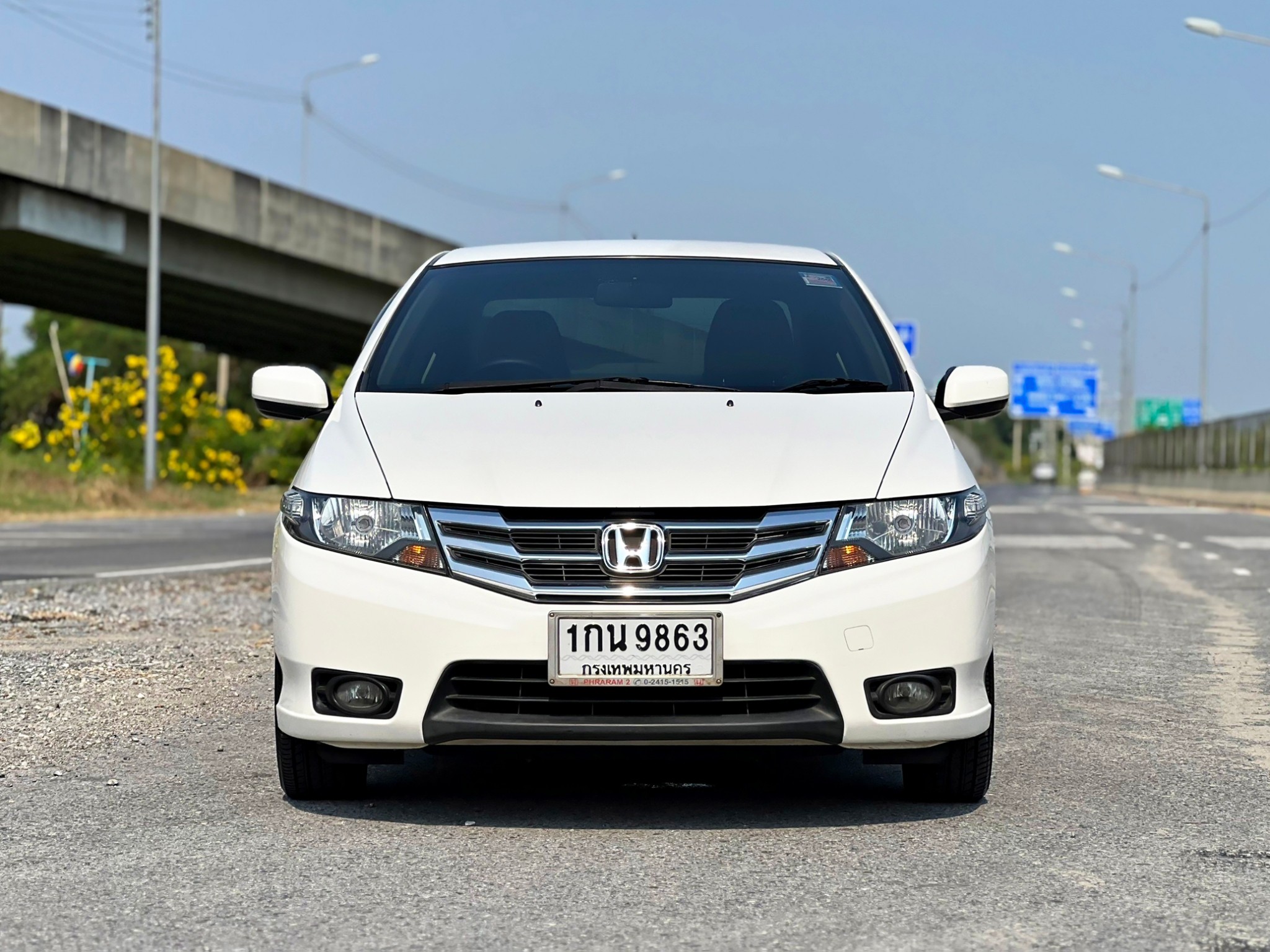 Honda City รุ่น V 1500cc. เกียร์ออโต้ ปี2013 จัดเต็ม ไมล์แท้ 50,000 km.