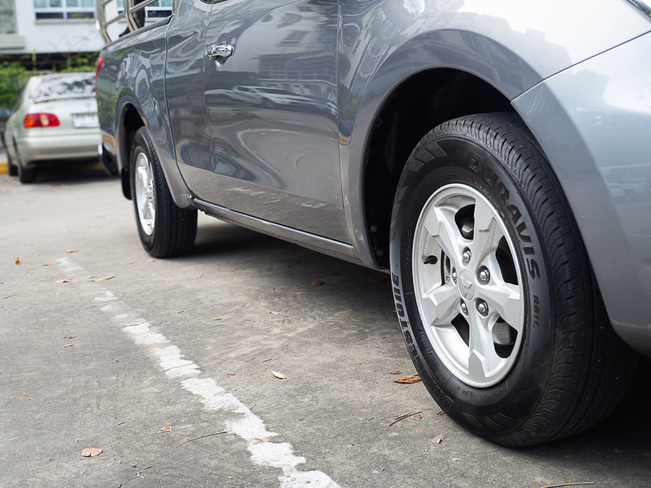 2018 Mitsubishi Triton Mega cab สีเทา