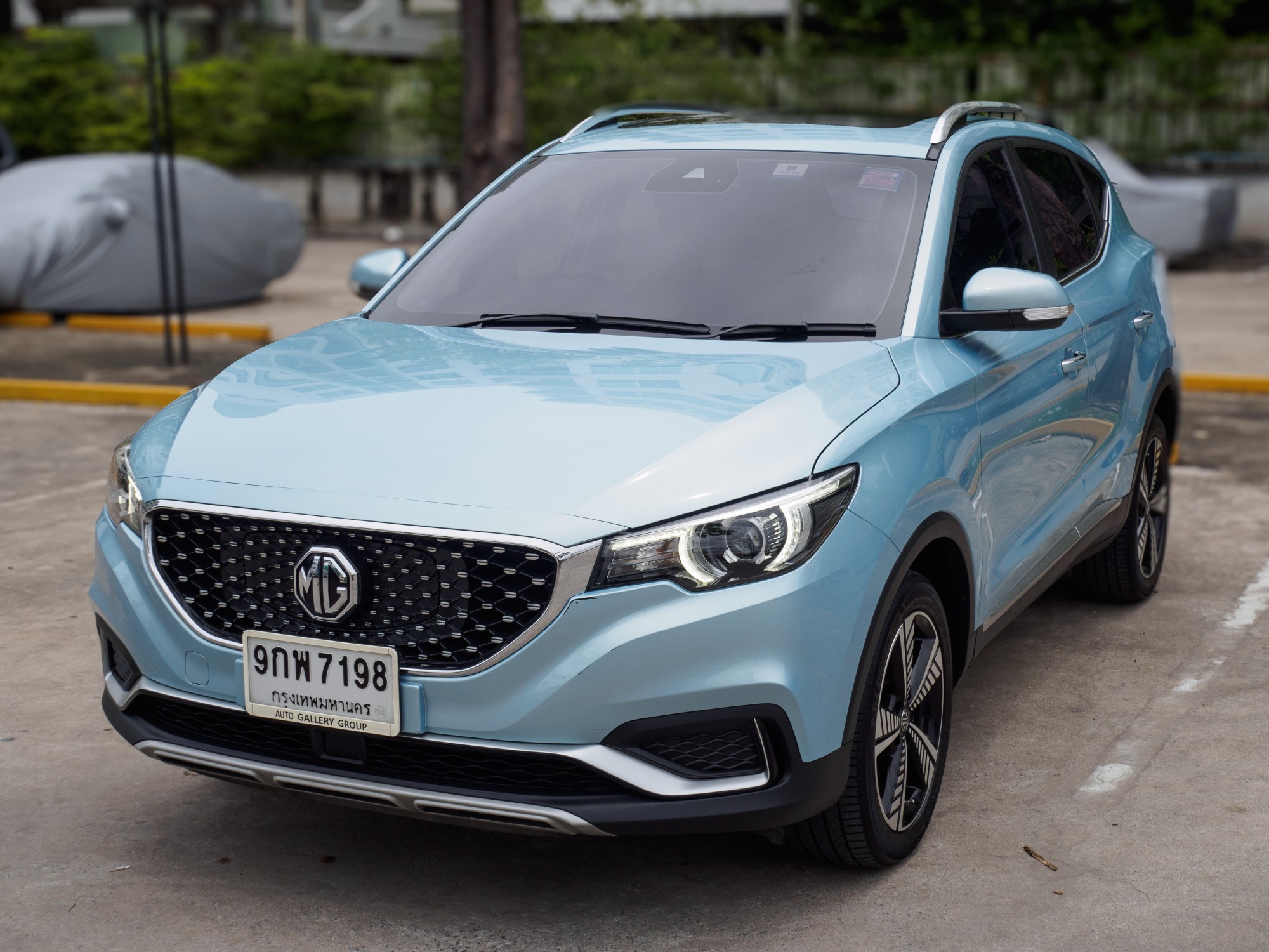 2020 MG ZS EV สีฟ้า