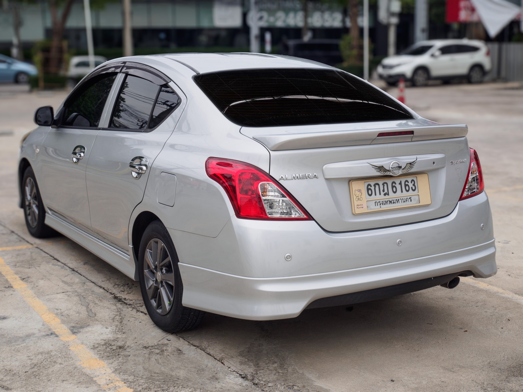 2017 Nissan Almera สีเงิน