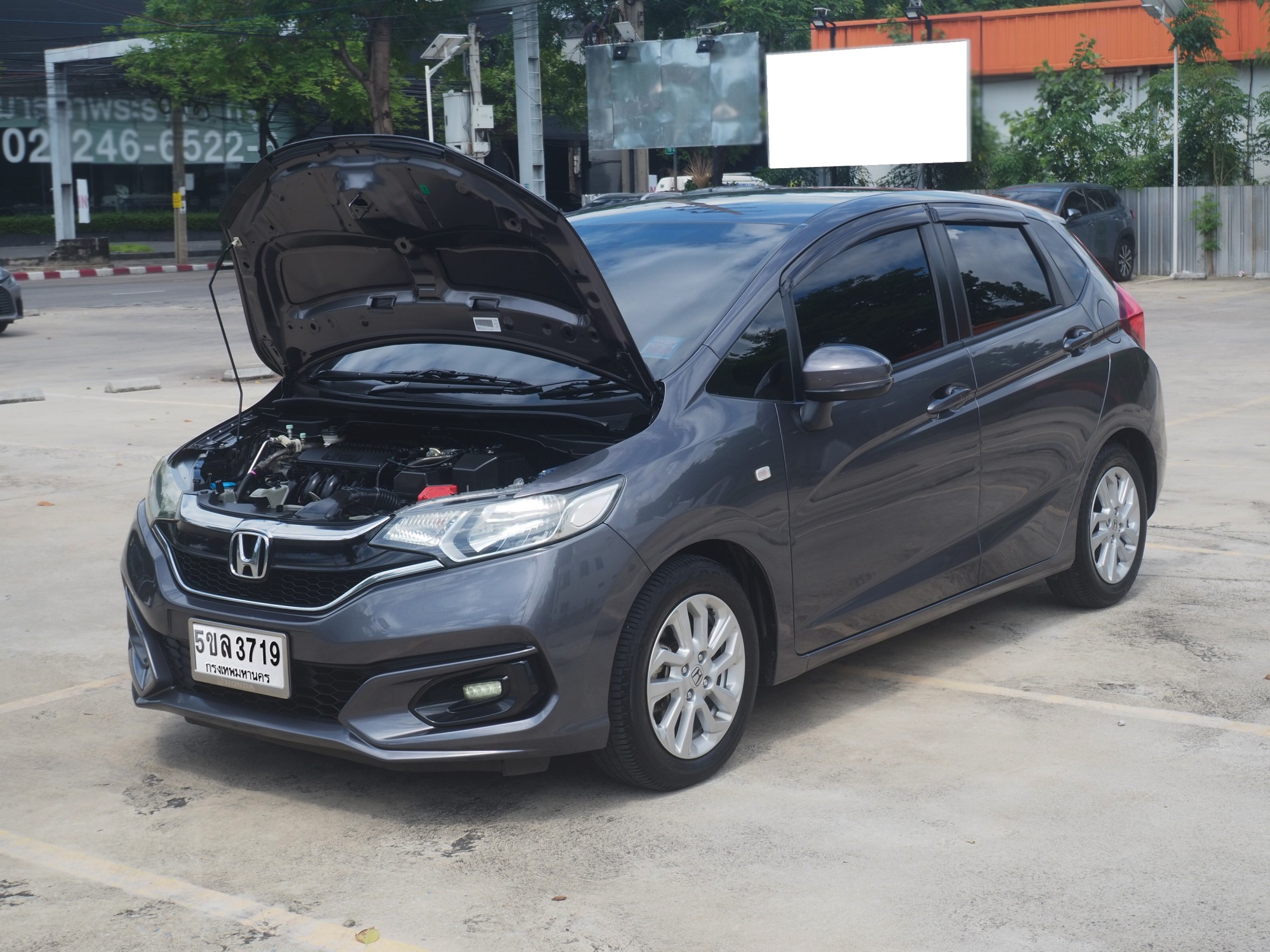 2017 Honda Jazz GK สีเทา