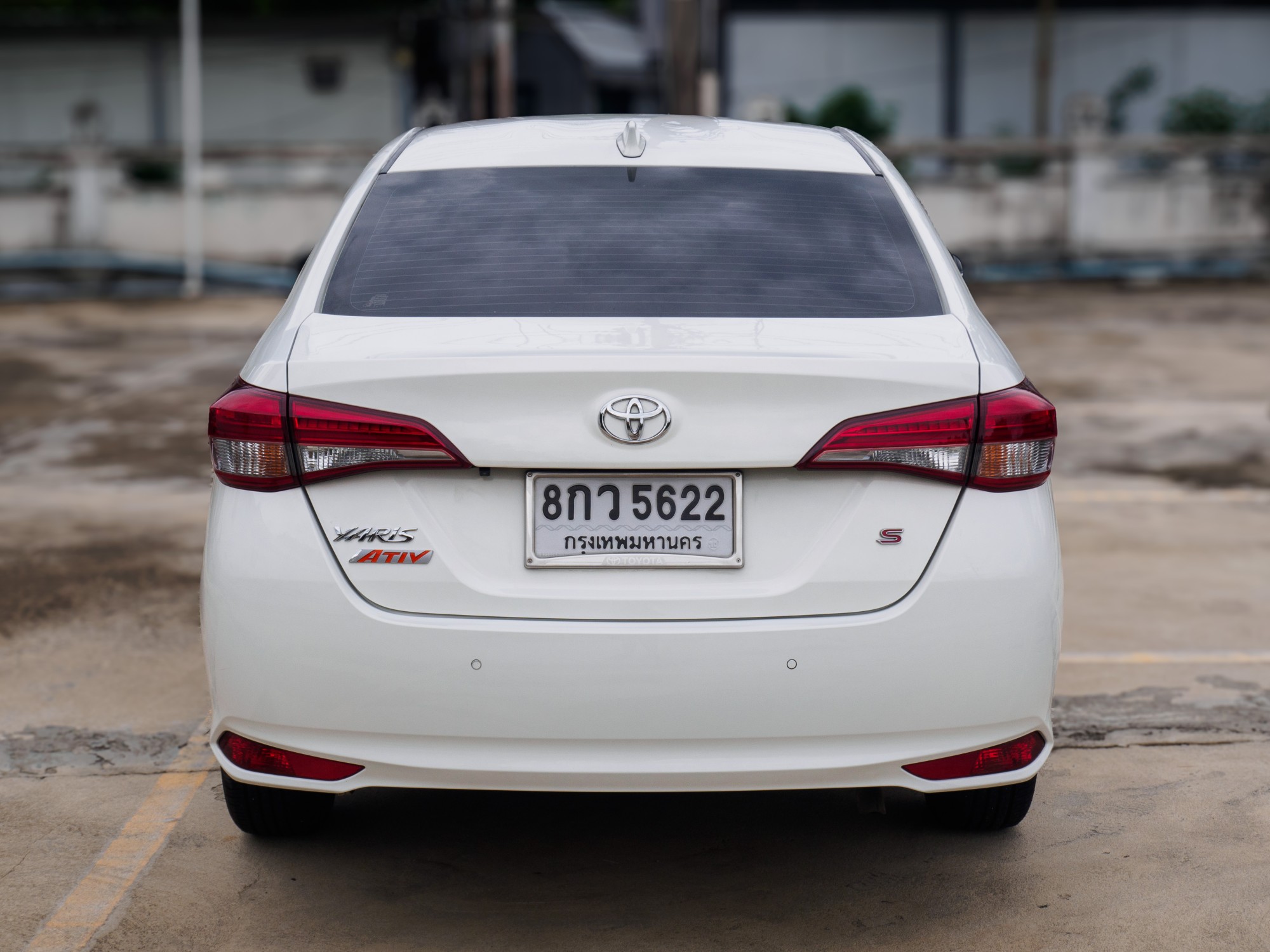 2019 Toyota Yaris Ativ สีขาว