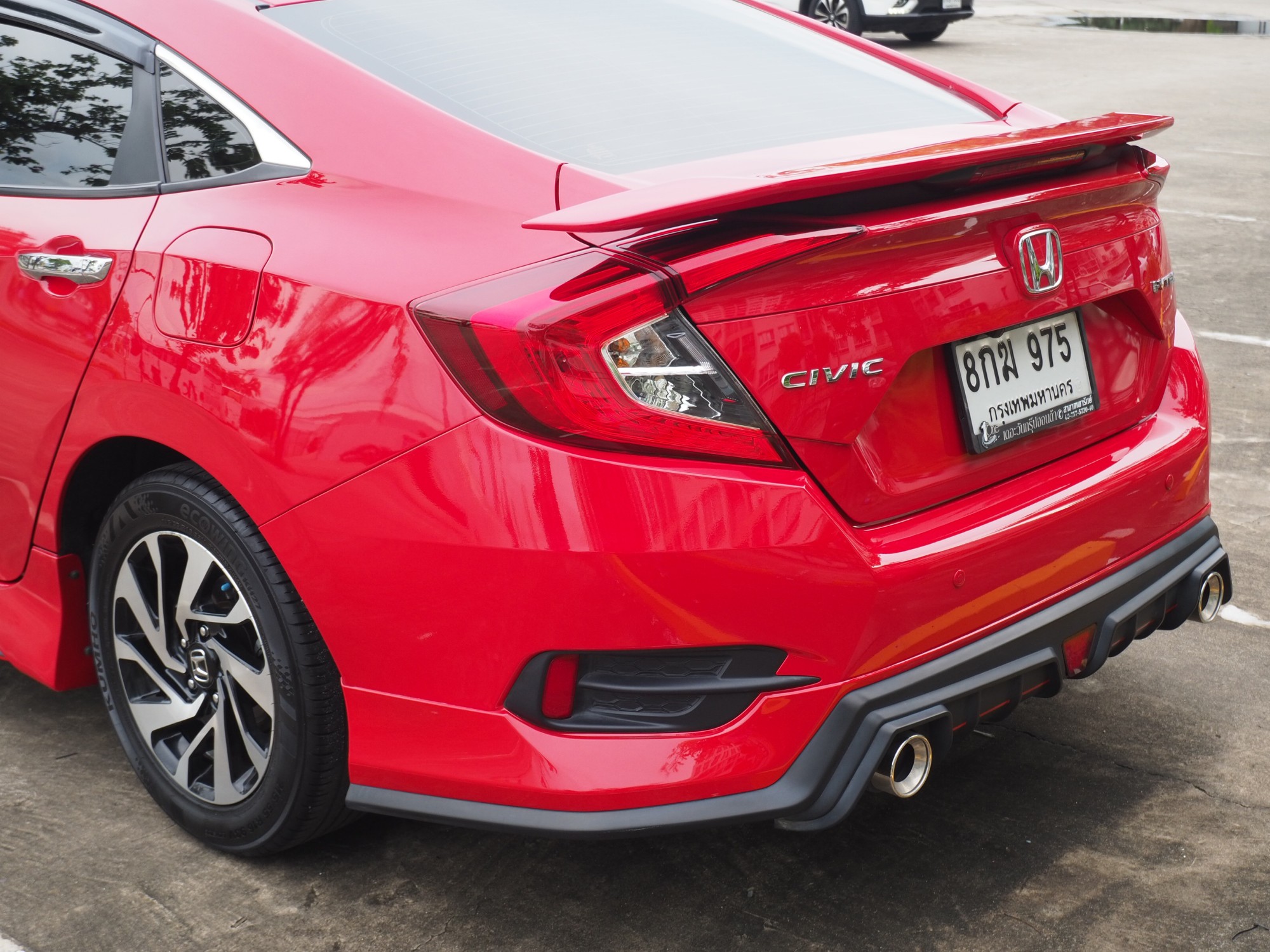 2018 Honda Civic Sedan สีแดง