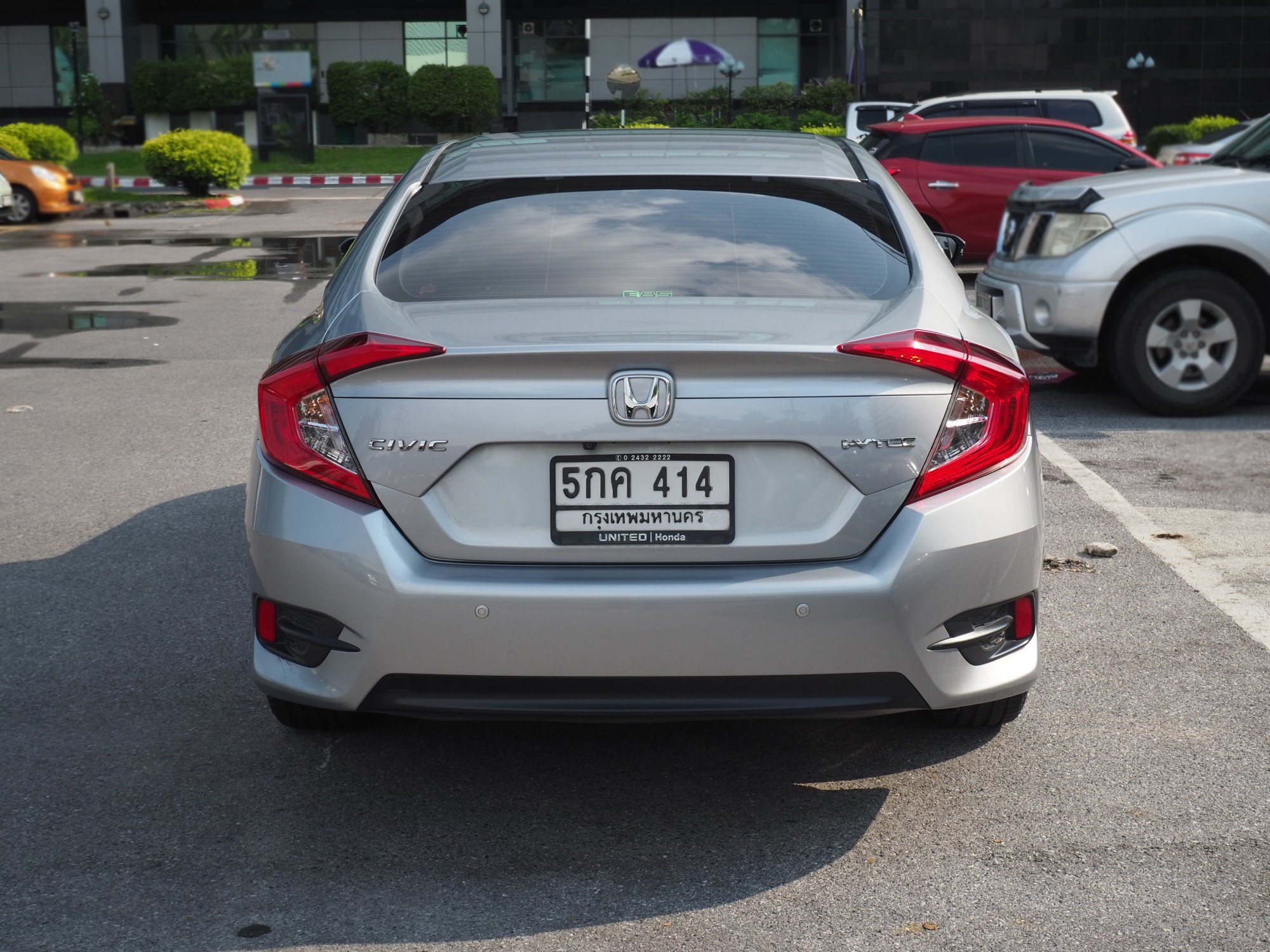 2016 Honda Civic Sedan สีเงิน