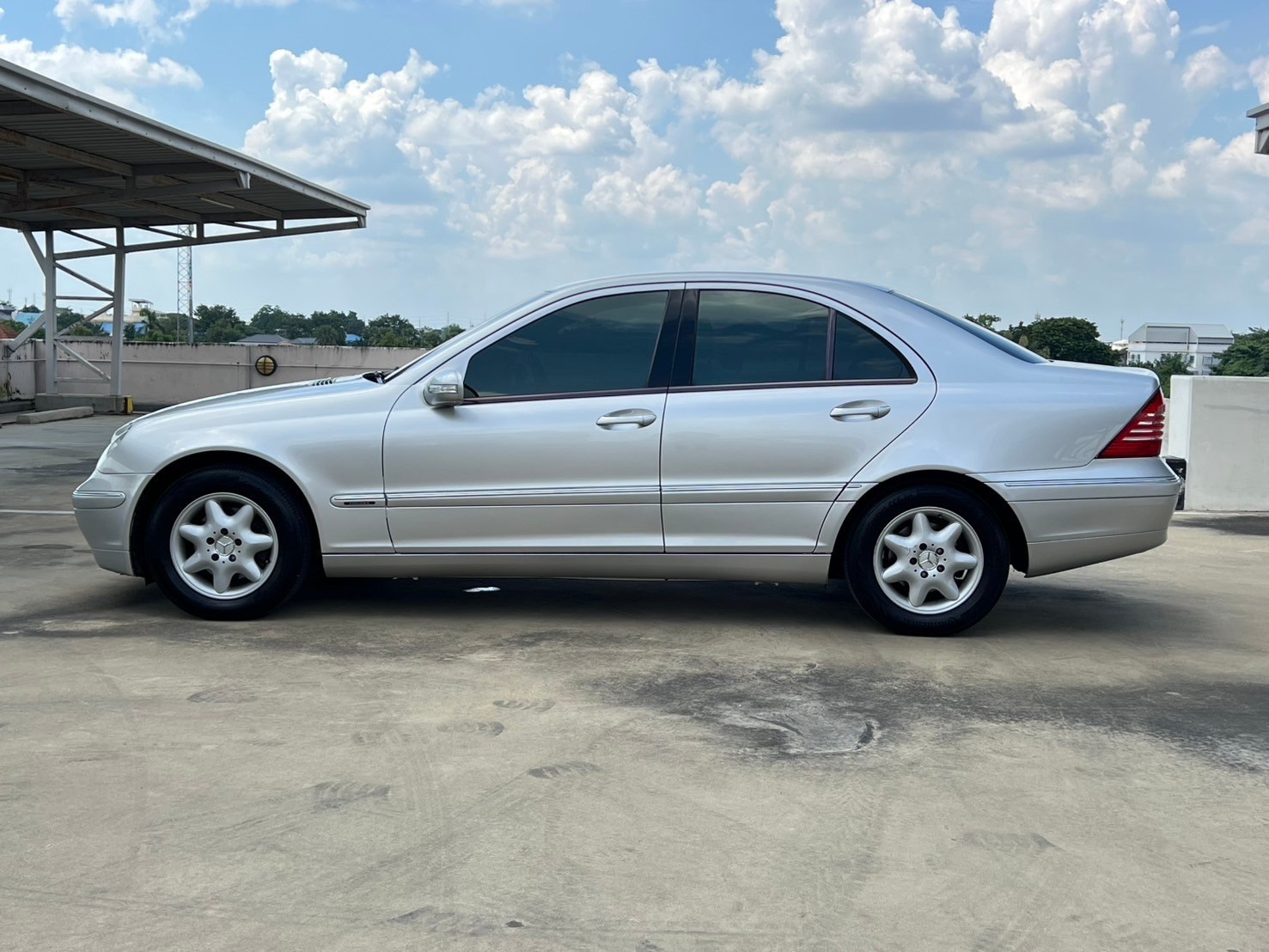 2003 Mercedes-Benz C-Class W203 C180 สีเงิน