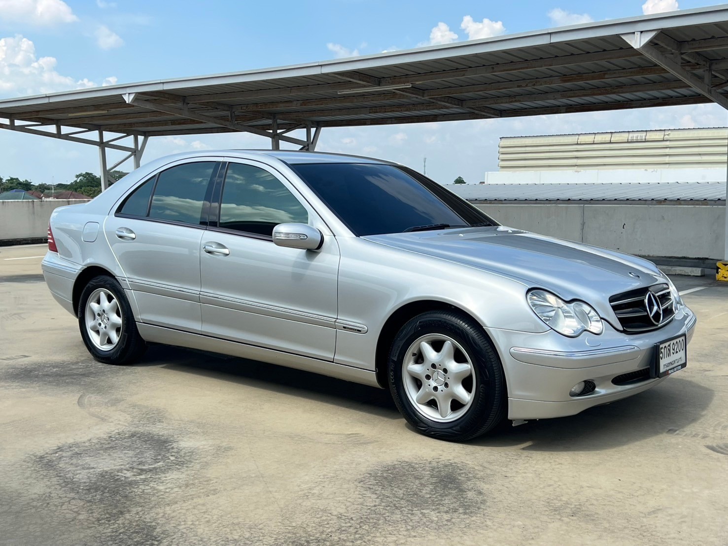 2003 Mercedes-Benz C-Class W203 C180 สีเงิน