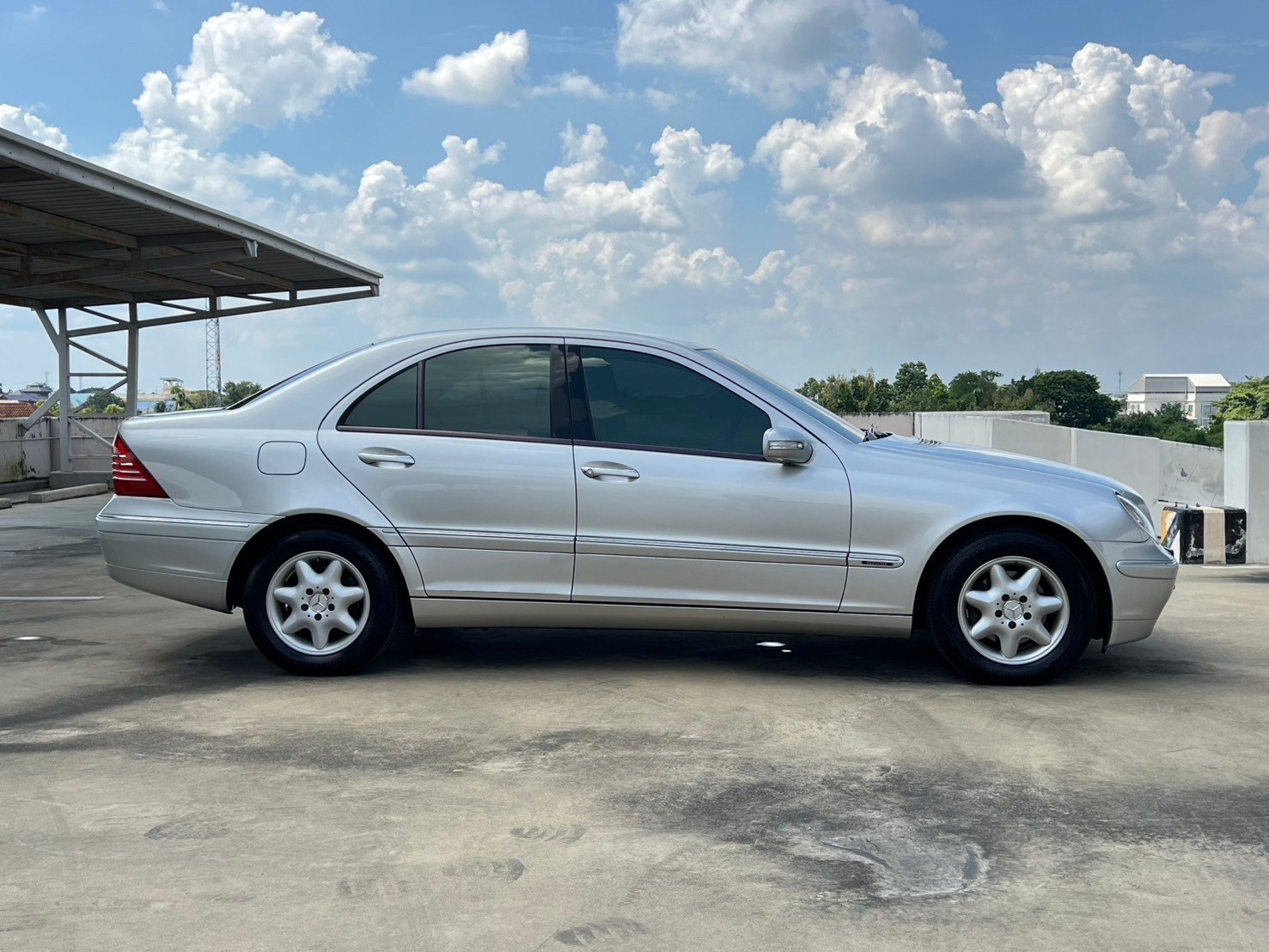 2003 Mercedes-Benz C-Class W203 C180 สีเงิน