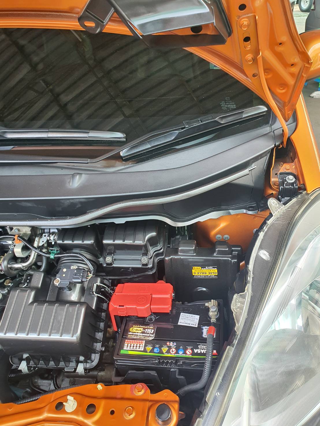 Honda Jazz 1.5V(AS) ปี 2012 สีส้ม มือ1 ไมล์น้อย