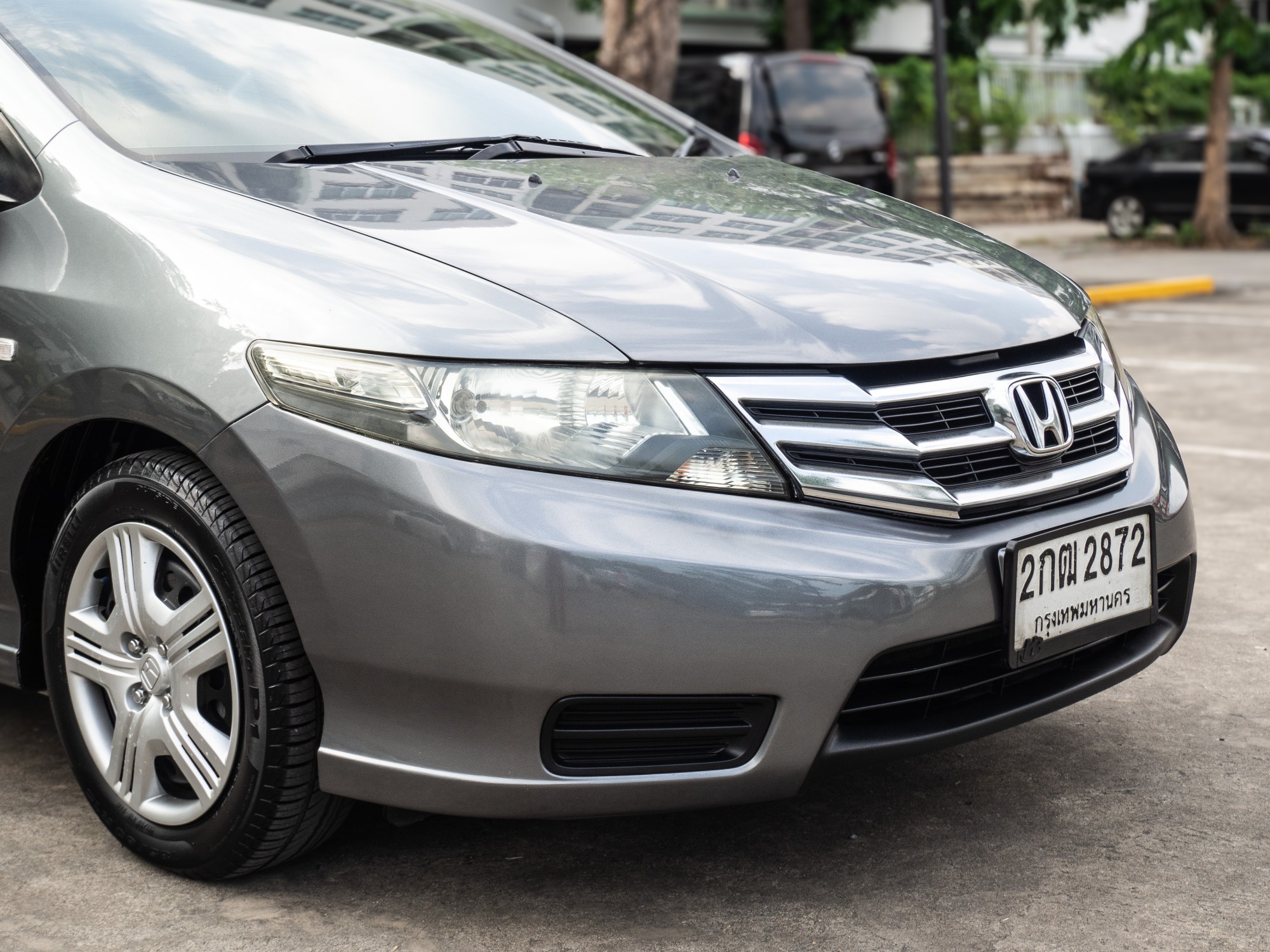 2013 Honda City สีเทา