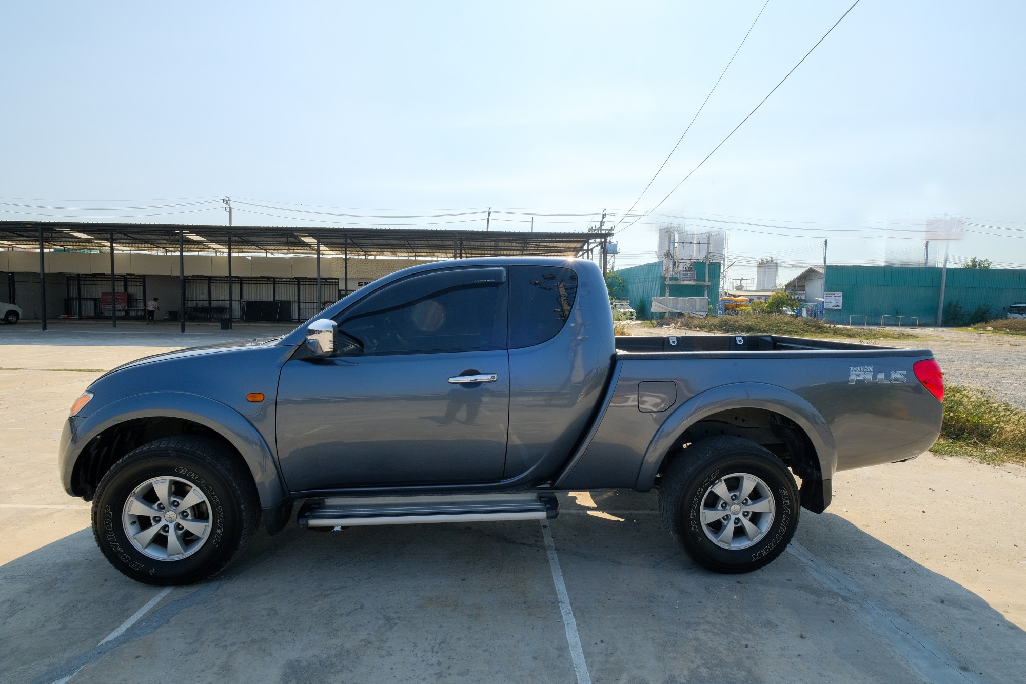 2006 Mitsubishi Triton Mega cab สีน้ำเงิน