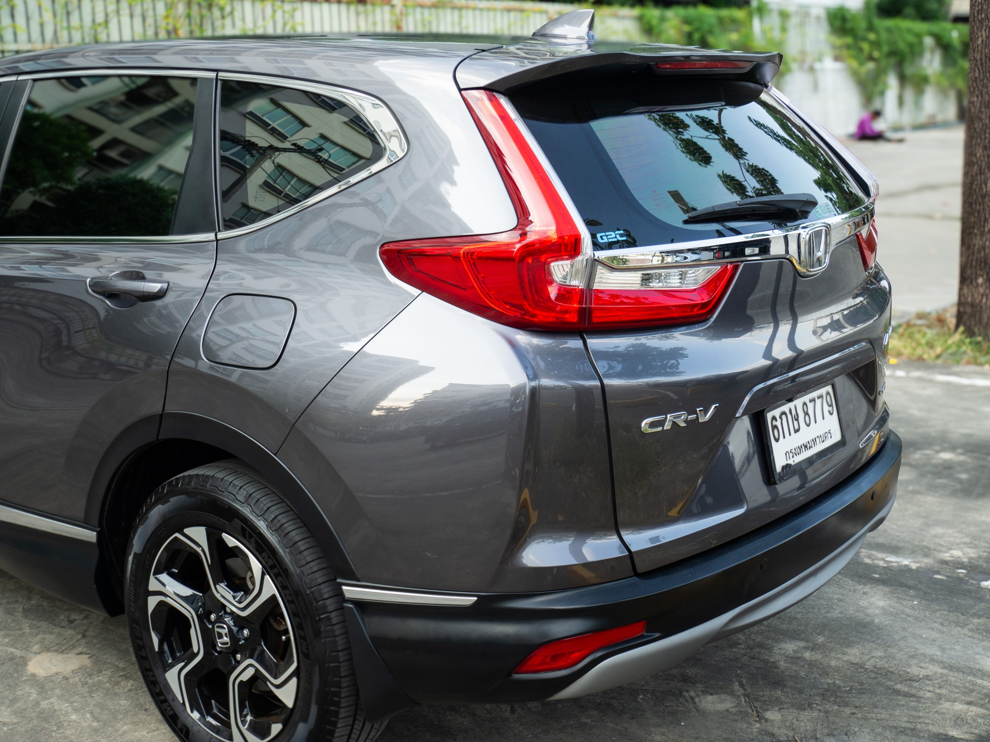 2017 Honda CR-V สีเทา