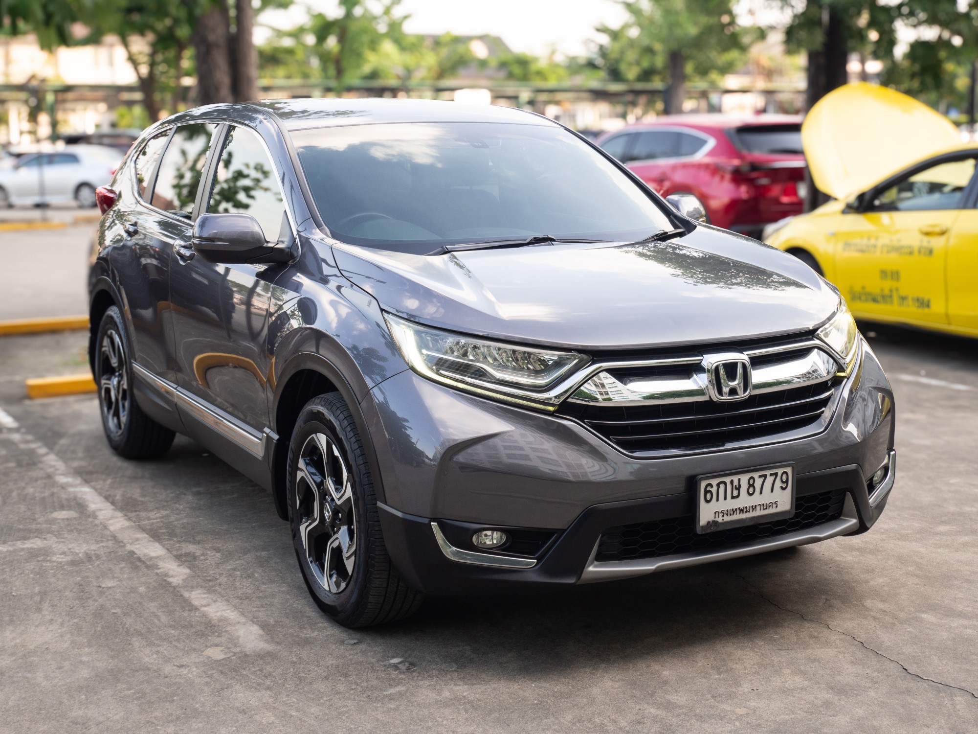 2017 Honda CR-V สีเทา