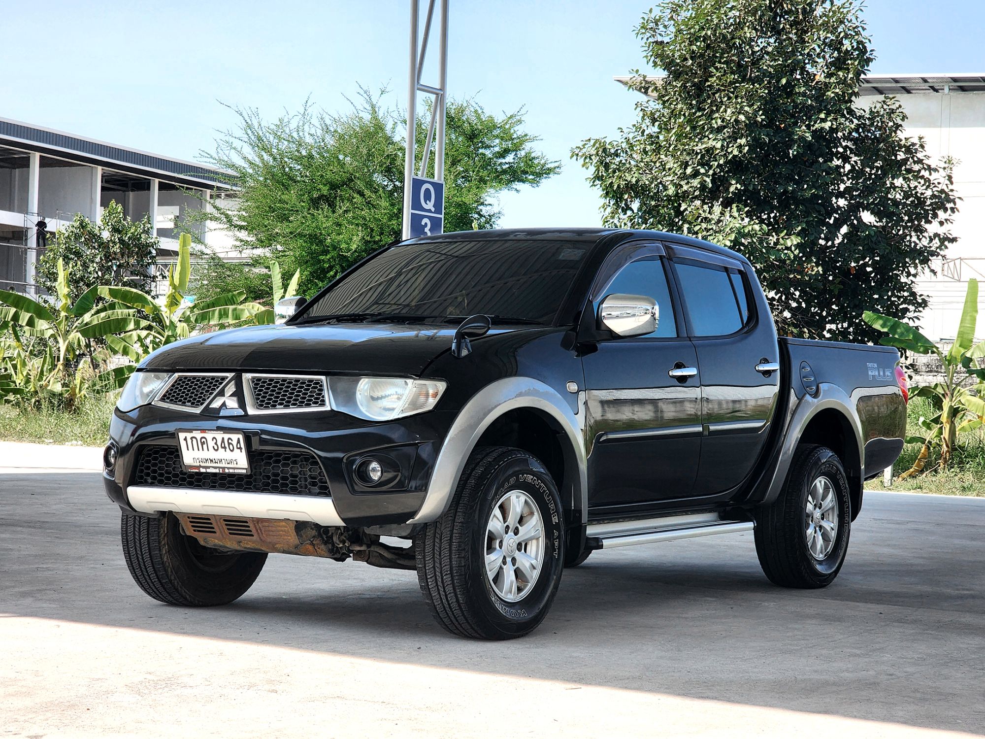 2012 Mitsubishi Triton Double cab สีดำ