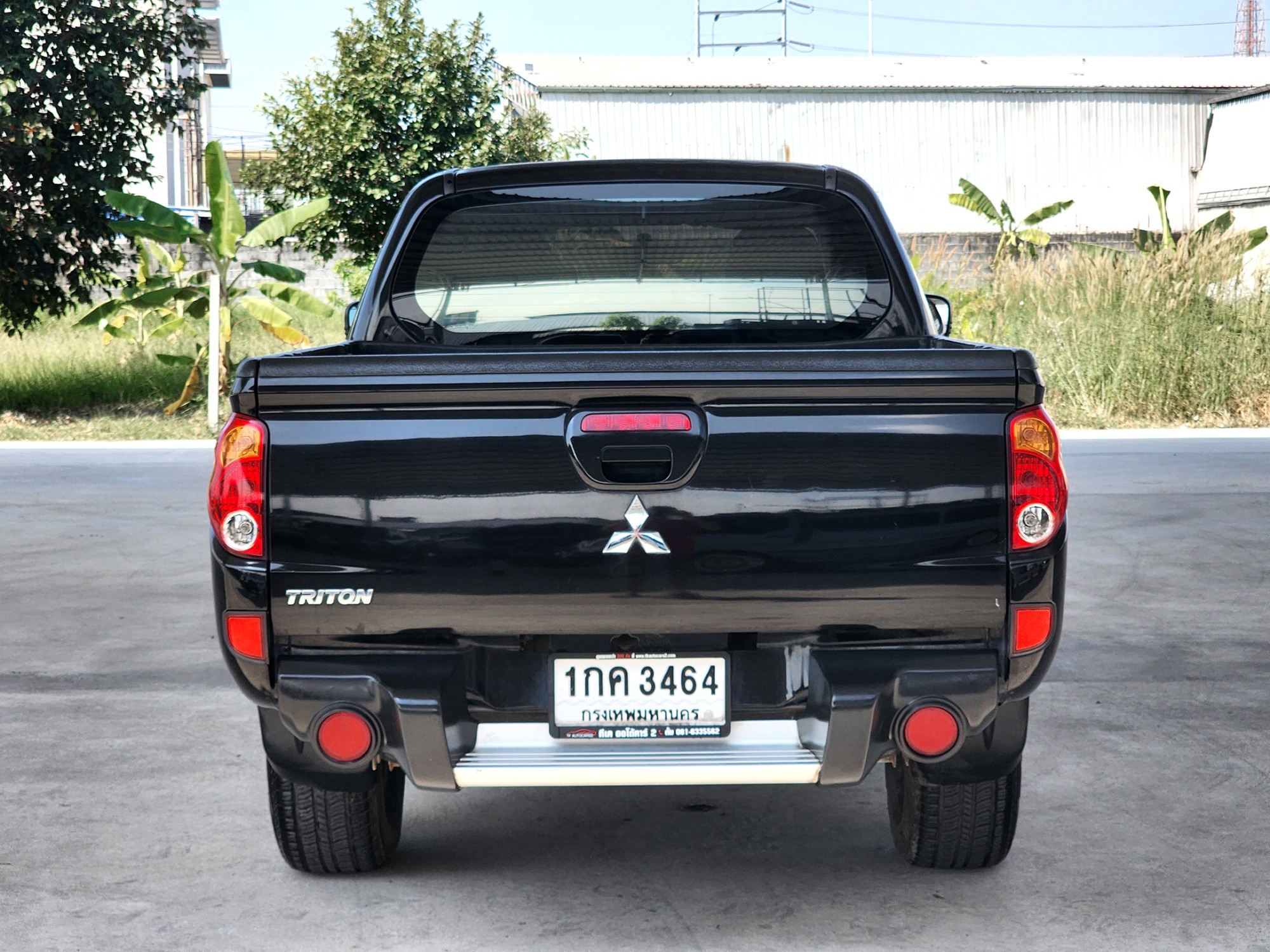 2012 Mitsubishi Triton Double cab สีดำ