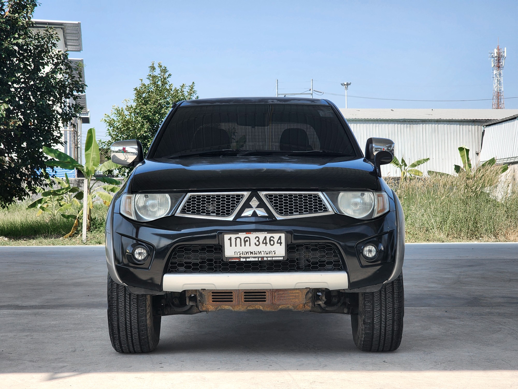 2012 Mitsubishi Triton Double cab สีดำ