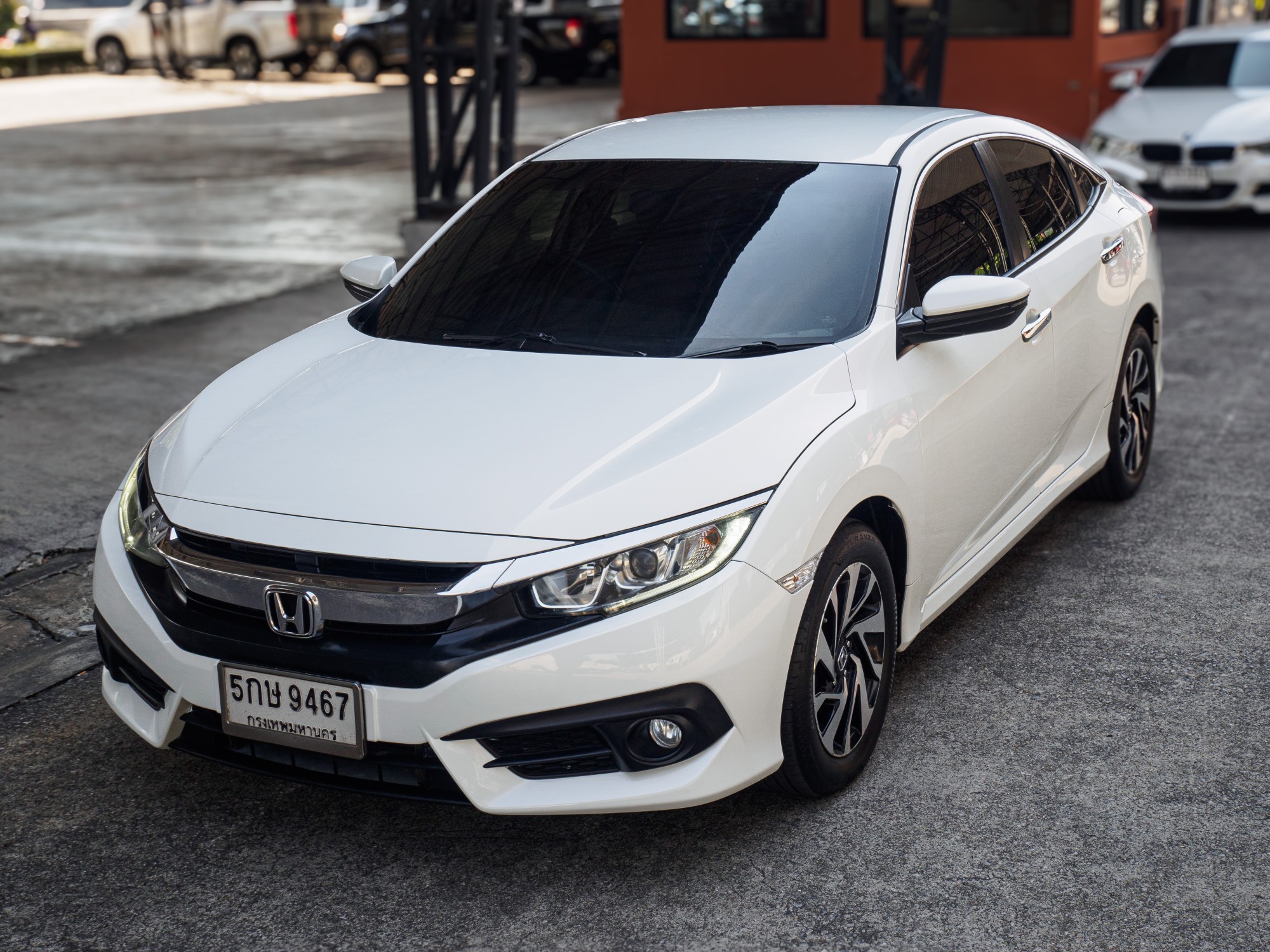 2017 Honda Civic Sedan สีขาว