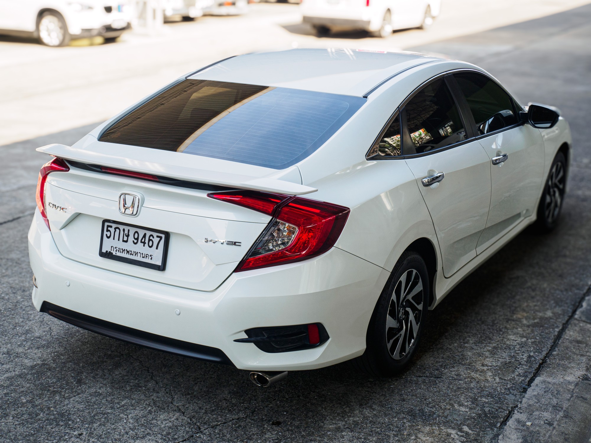 2017 Honda Civic Sedan สีขาว