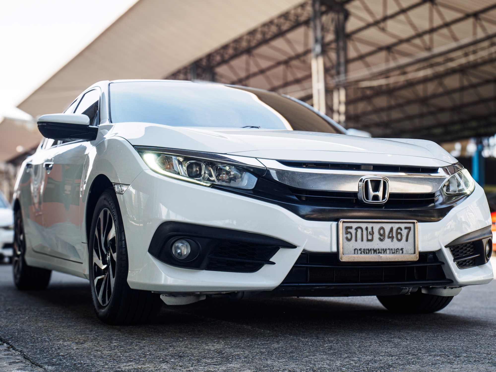 2017 Honda Civic Sedan สีขาว